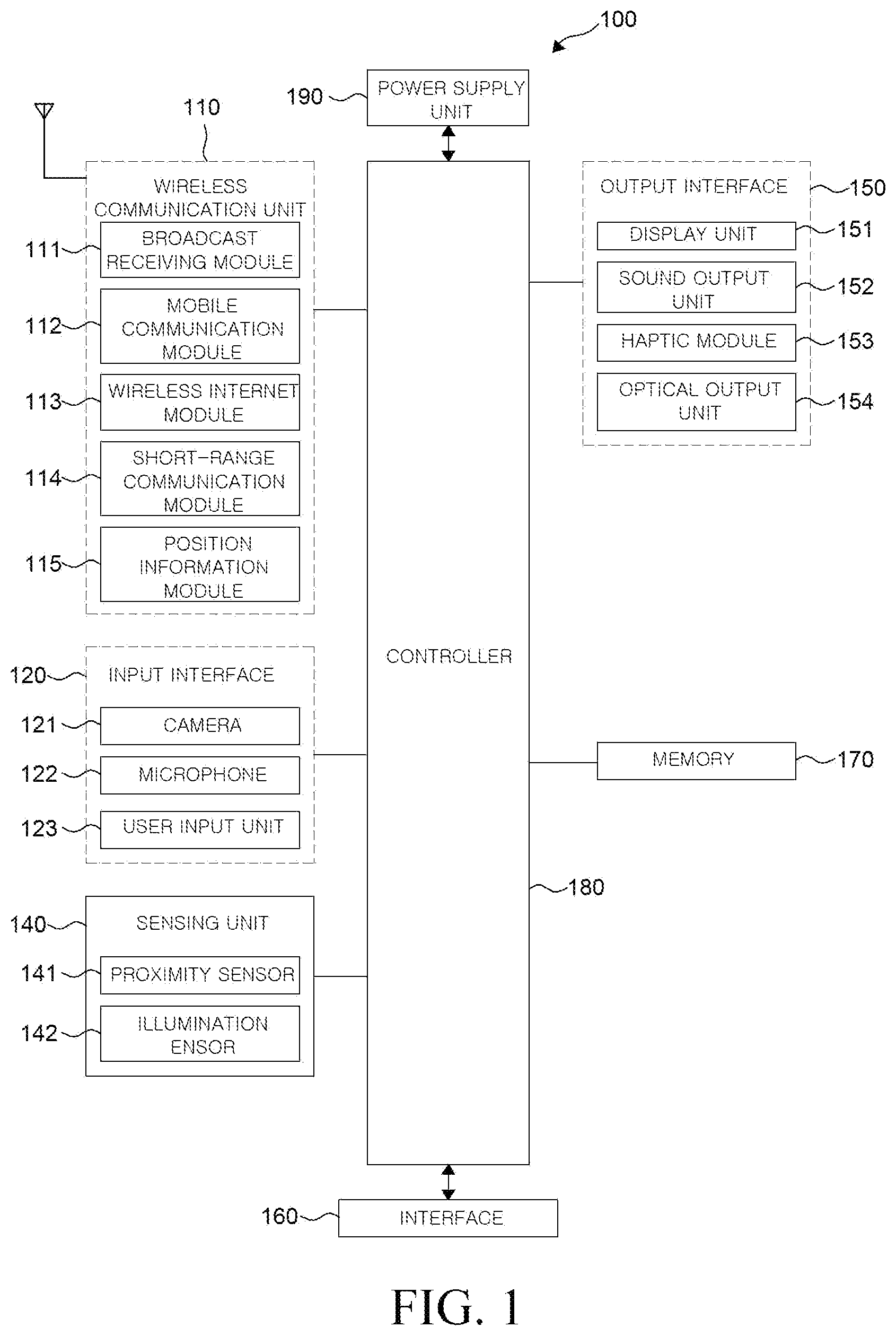Patent US11815959 — Roll-slide display device — Figure 1