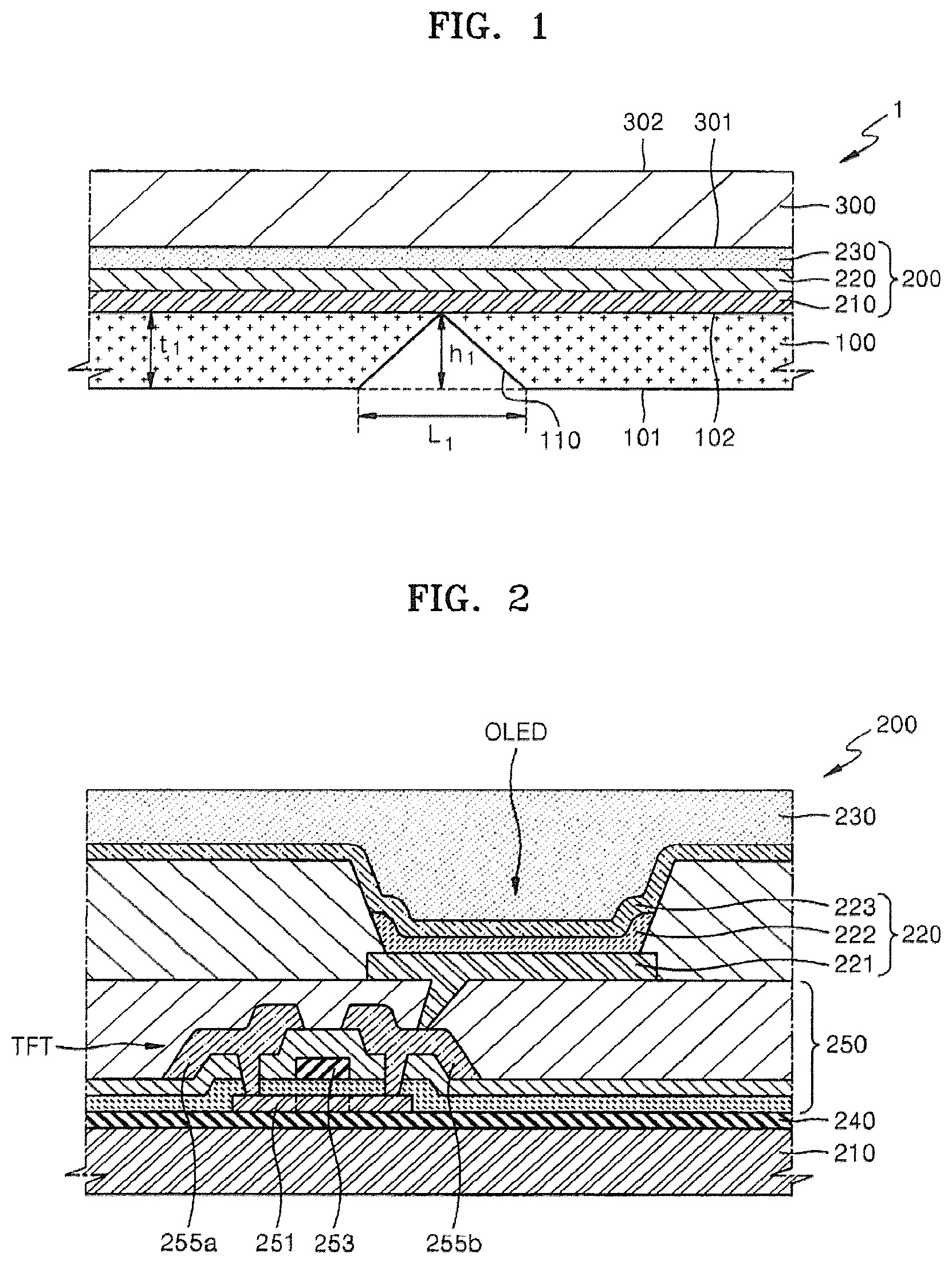 Patent US11815960 Figure 1 – Flexible display apparatus and method of manufacturing the same