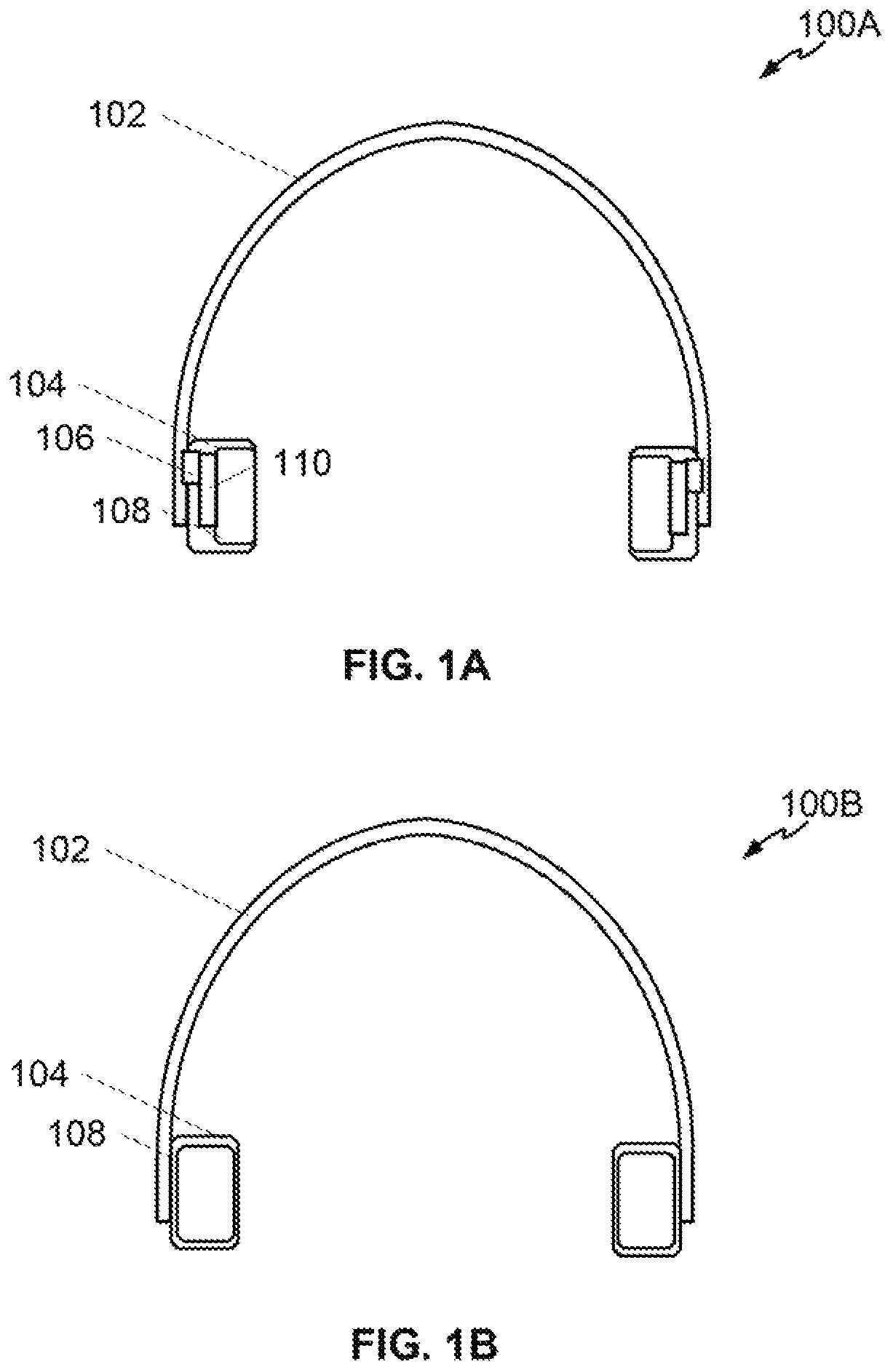Patent US11815966 — Head mounted temperature controlled units — Figure 1