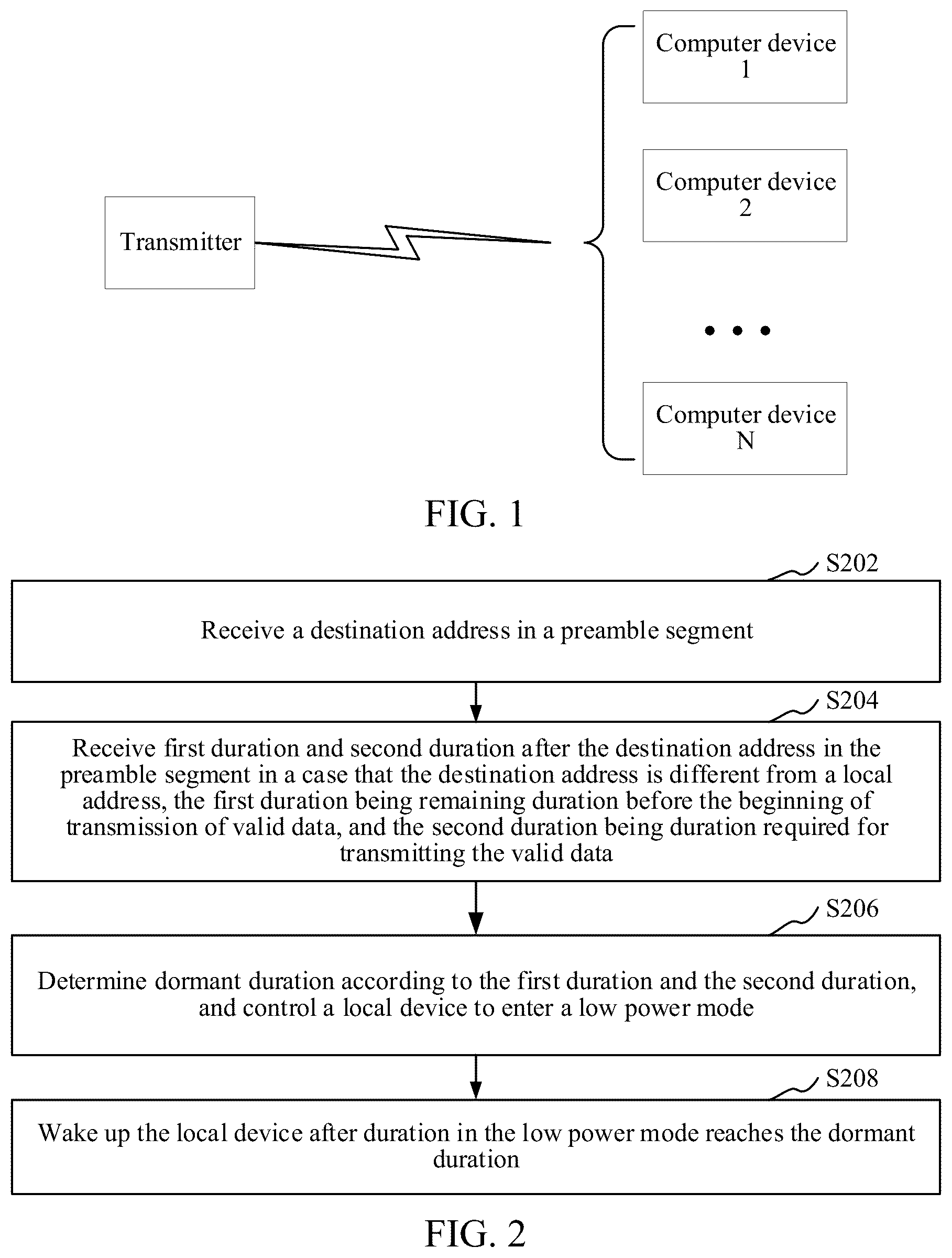 Patent US11815973 — Data receiving and transmitting method and apparatus, computer device, and storage medium — Figure 1