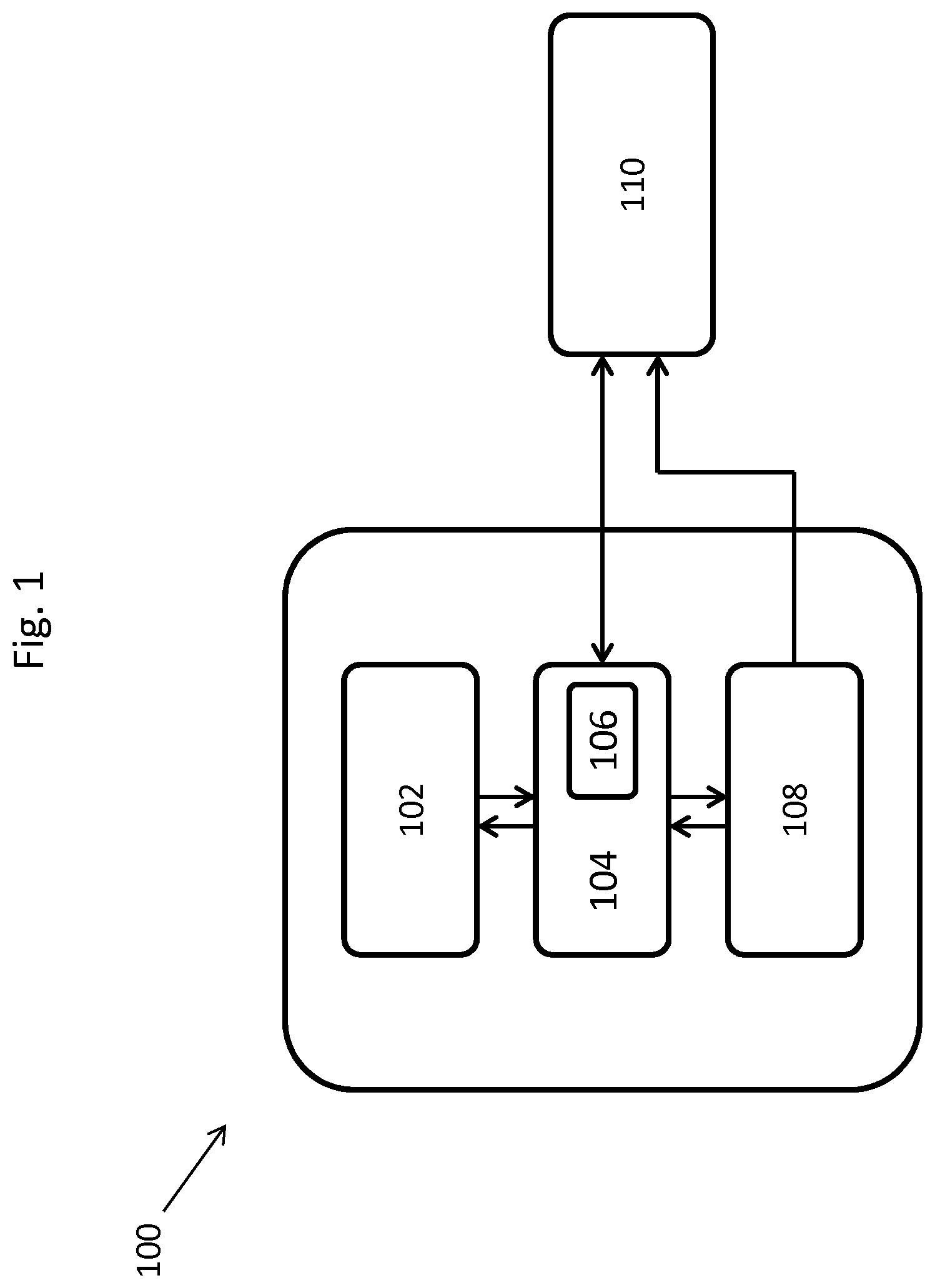 Patent US11815975 — Devices with removable smart cards — Figure 1