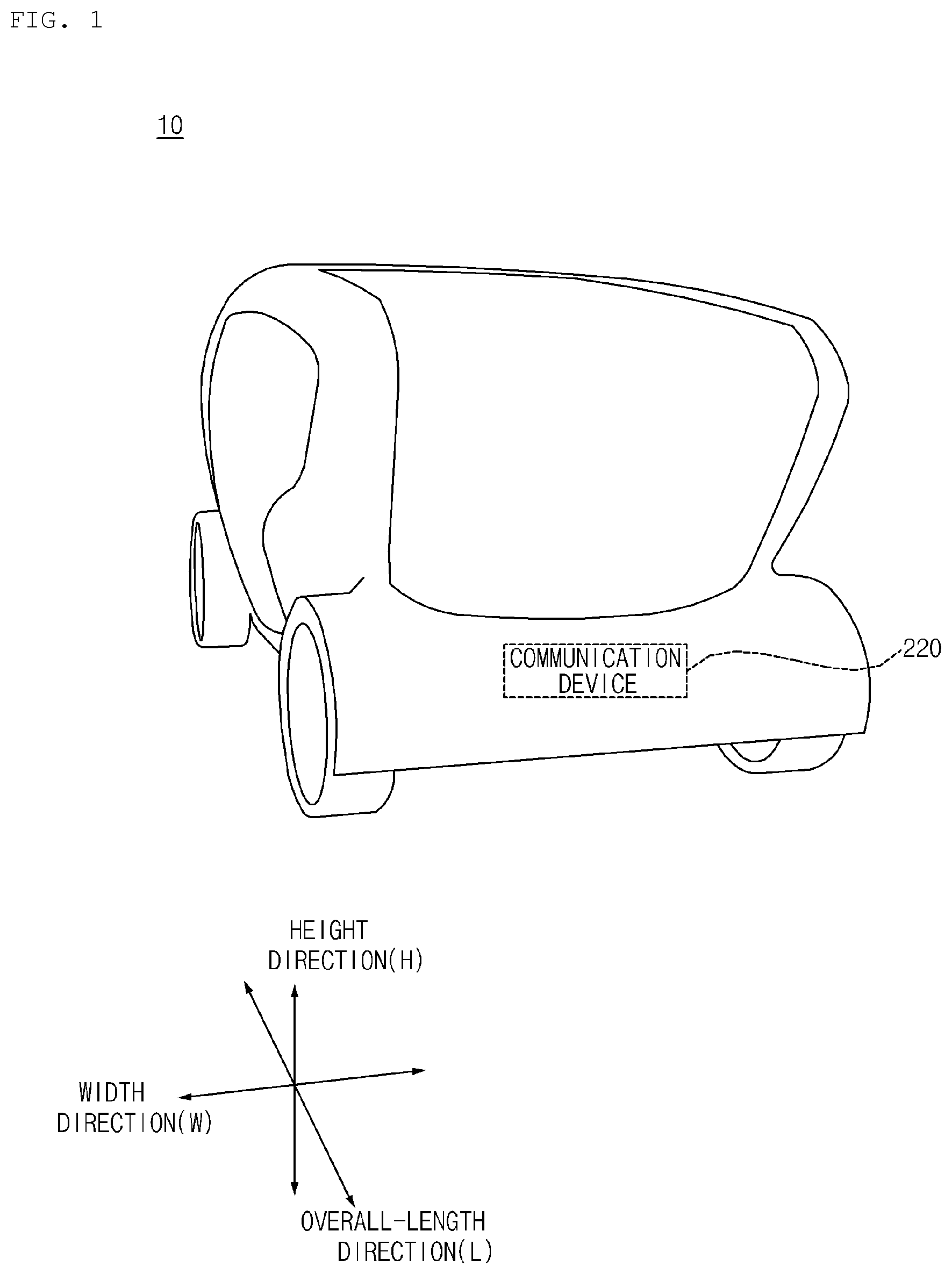 Patent US11815983 — Communication ECU — Figure 1