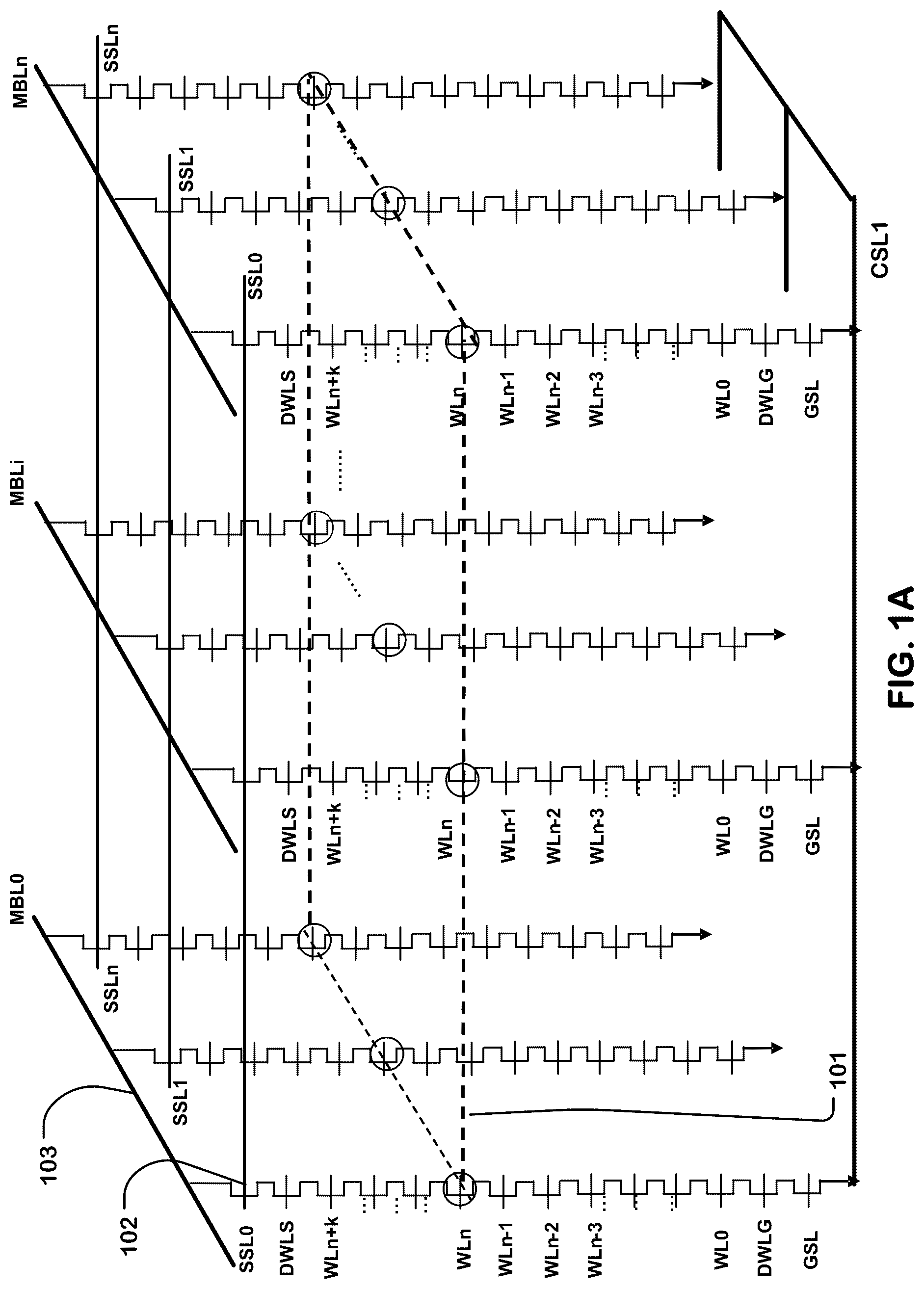 Patent US11815995 — Redundancy schemes for repairing column defects — Figure 1