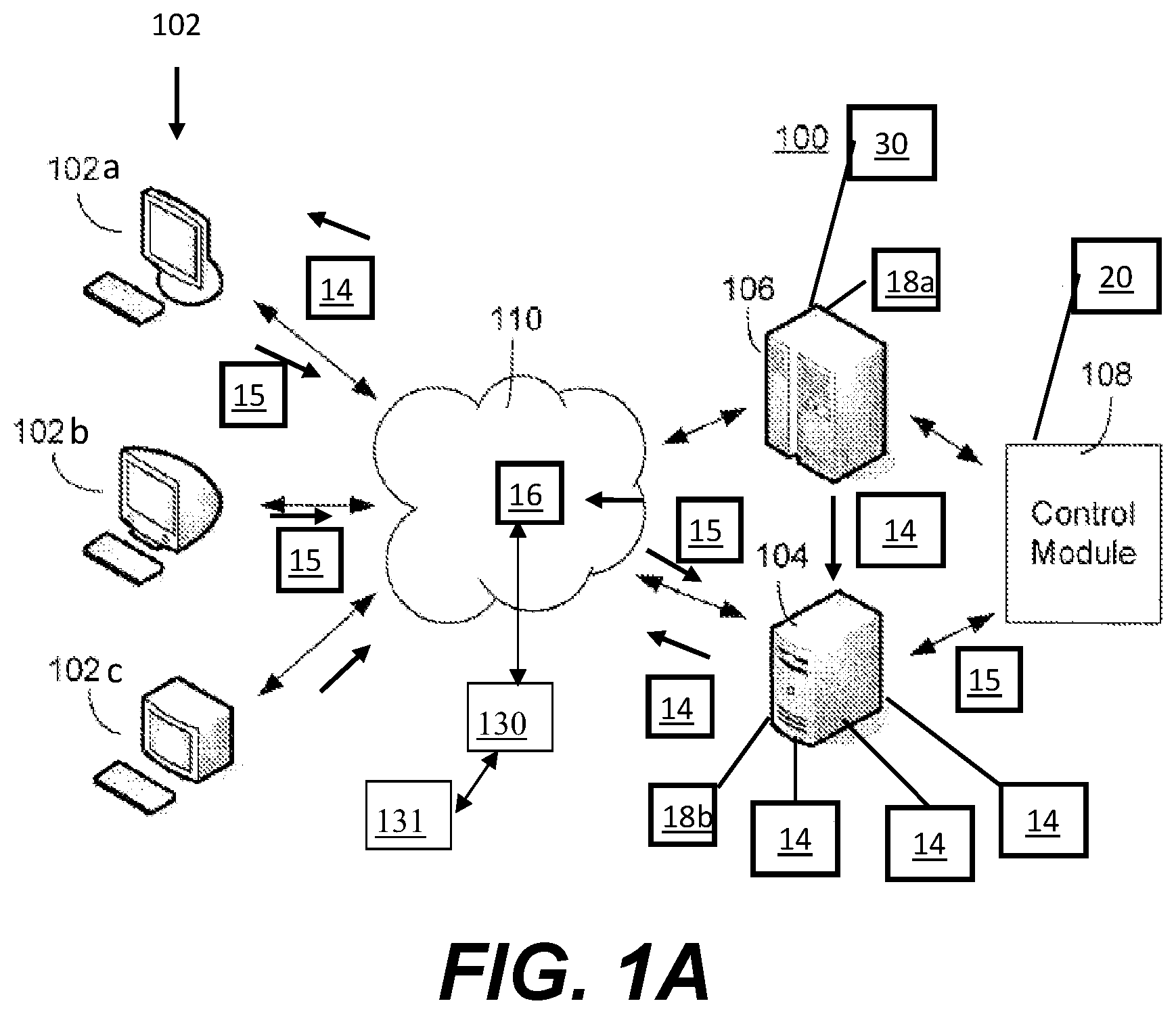 Patent US11818095 — System and method for facilitating distribution of limited resources using a dropzone — Figure 1