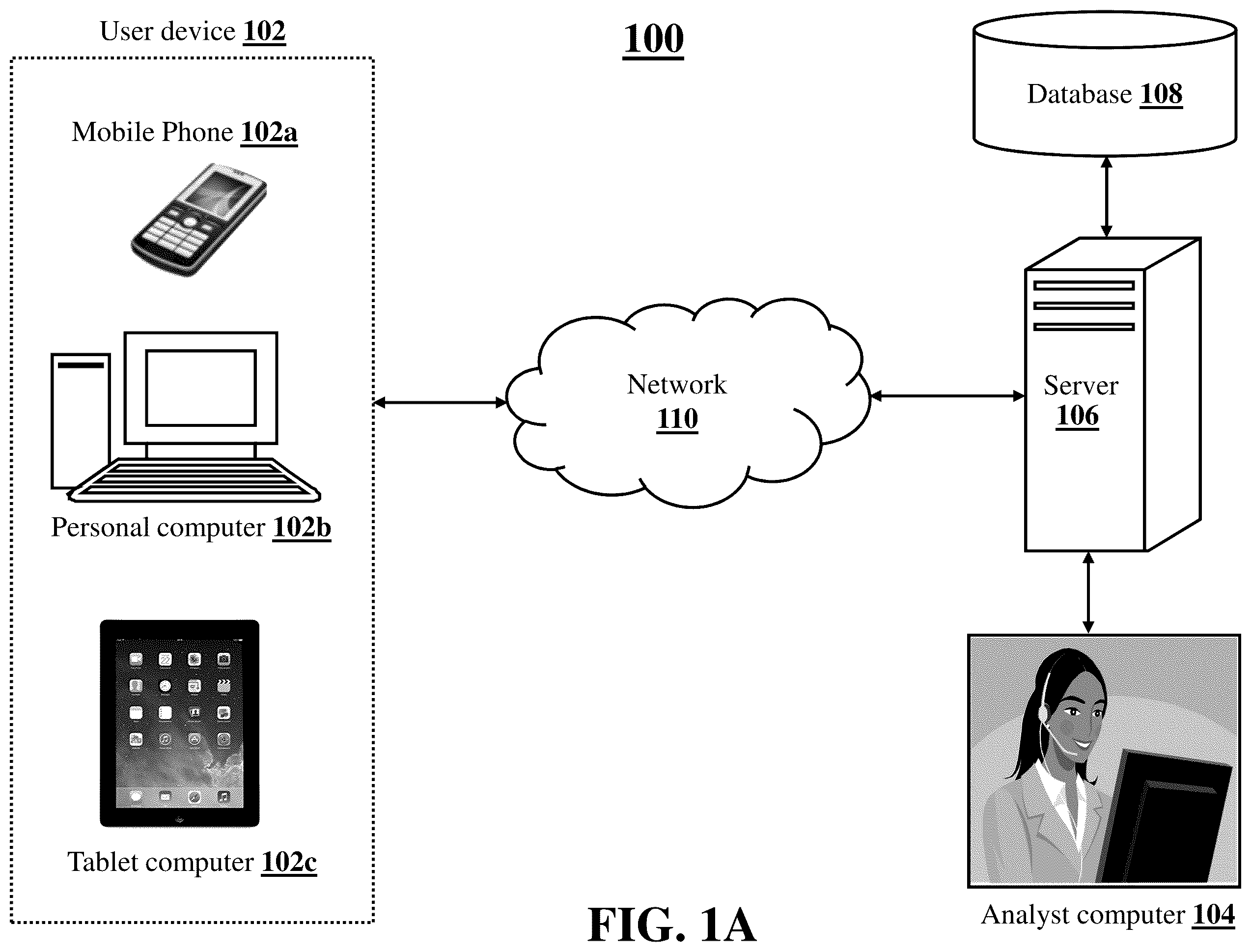 Patent US11818111 — Systems and methods for search engine based web ticket minimization — Figure 1
