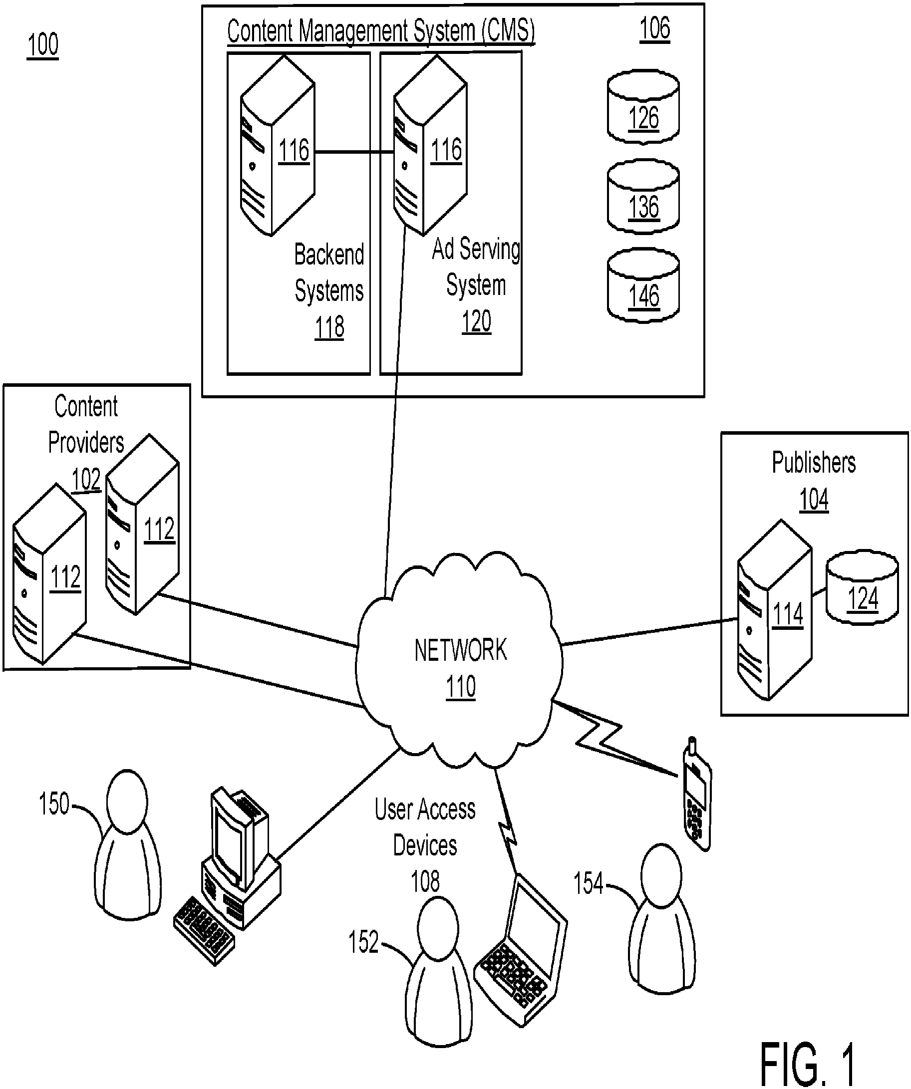 Patent US11818221 — Transferring a state of user interaction with an online content item to a computer program — Figure 1