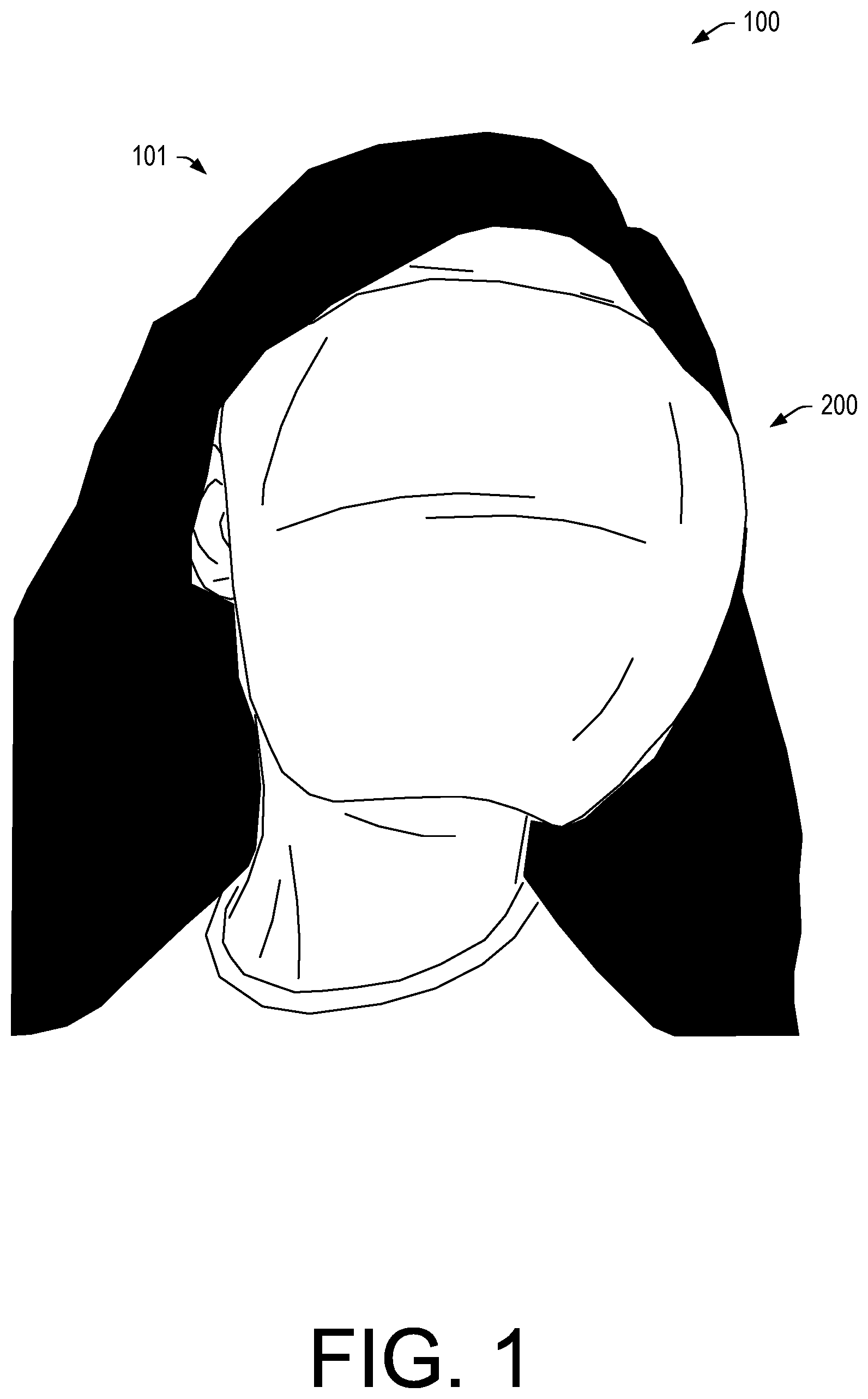 Patent US11818331 — Display headset — Figure 1