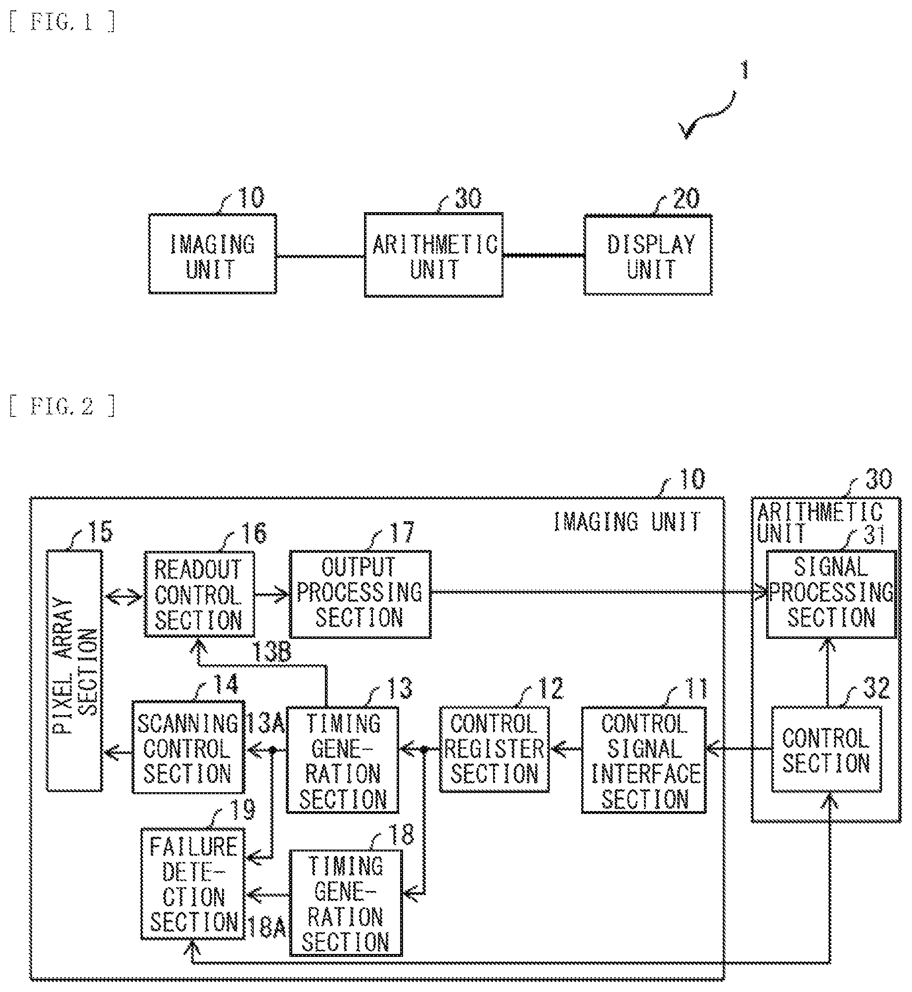 Patent US11818333 — Imaging device, imaging system, and failure detection method — Figure 1