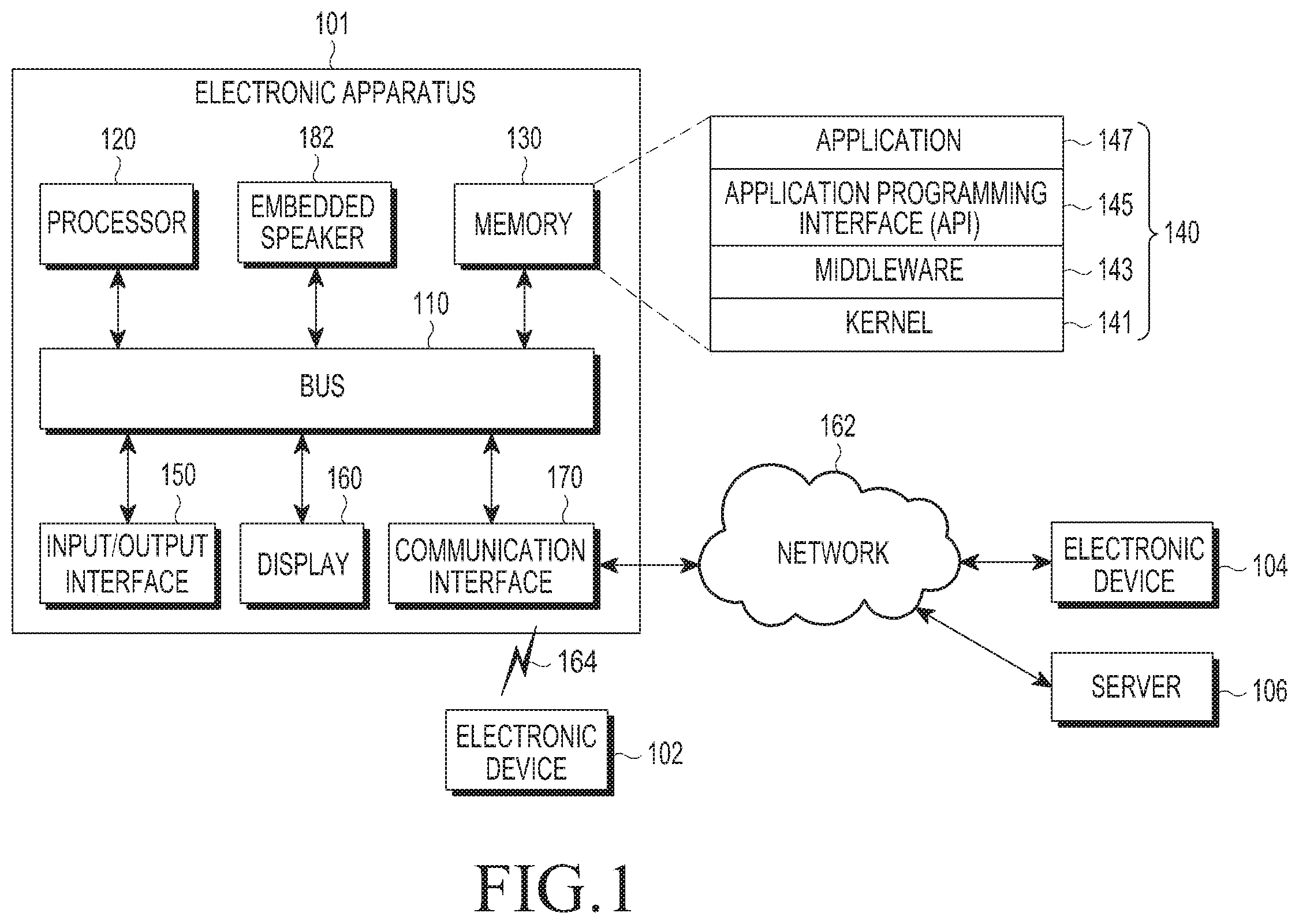 Patent US11818423 — Method for outputting audio and electronic device for the same — Figure 1