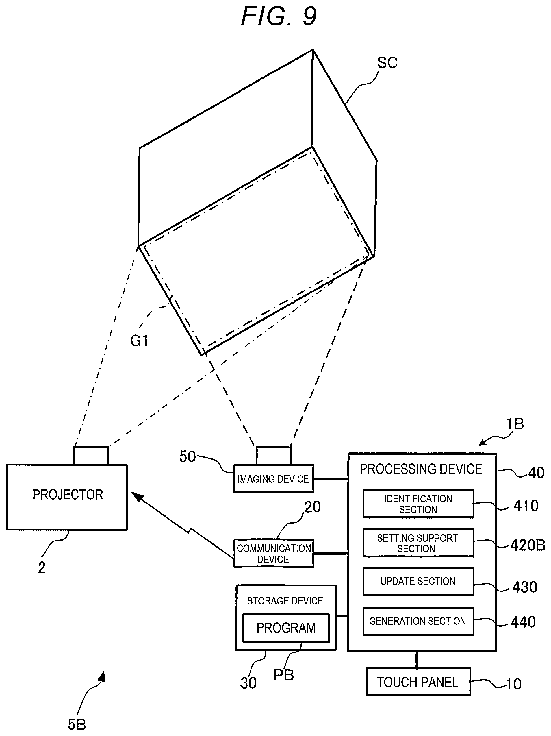 Patent US11818516 Figure 7 – Information generation method using projection image and taken image, information generation system, and non-transitory computer-readable storage medium storing program