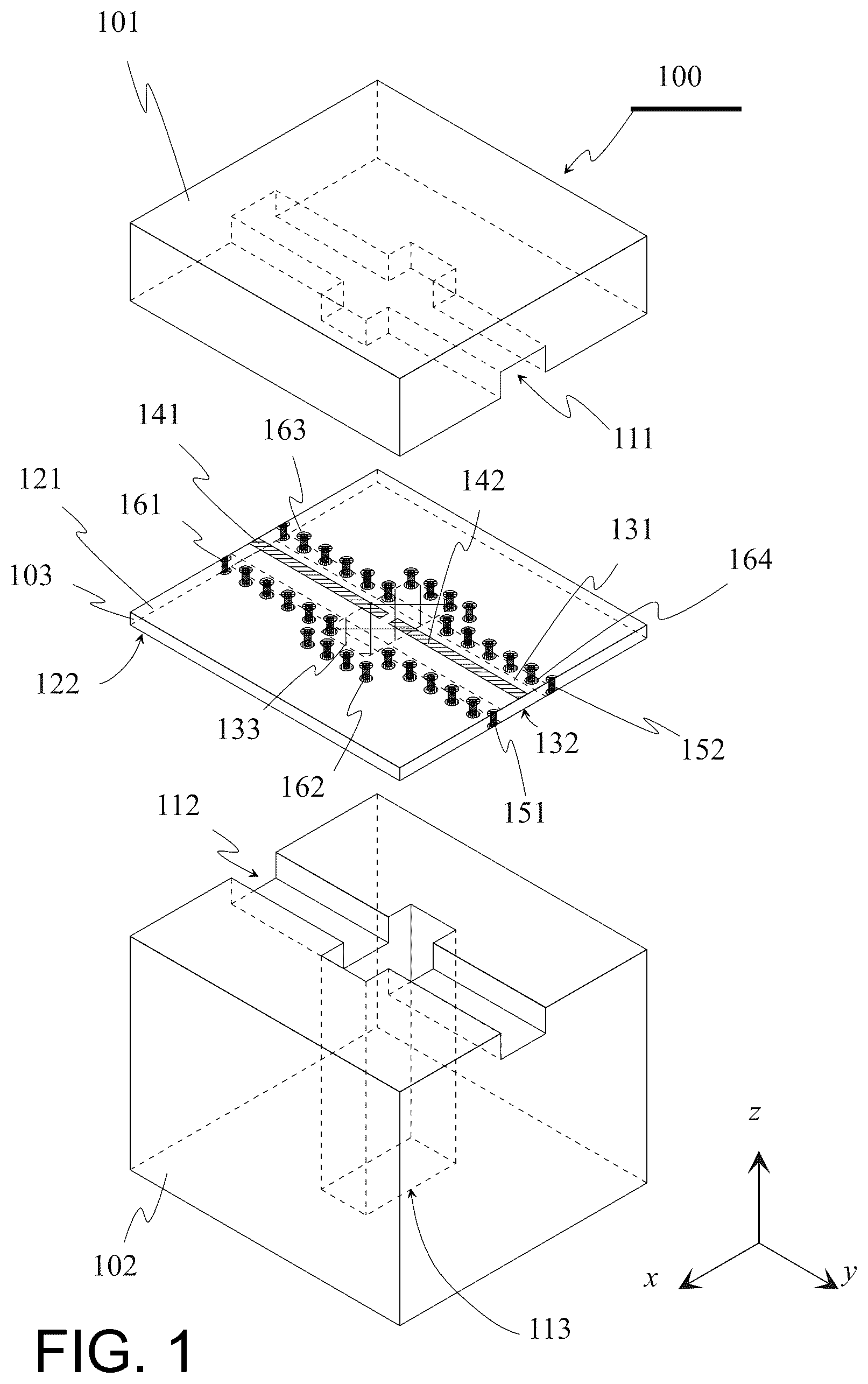 Patent US11818522 Figure 1 – Transducer, antenna apparatus, wireless apparatus, and method for manufacturing transducer