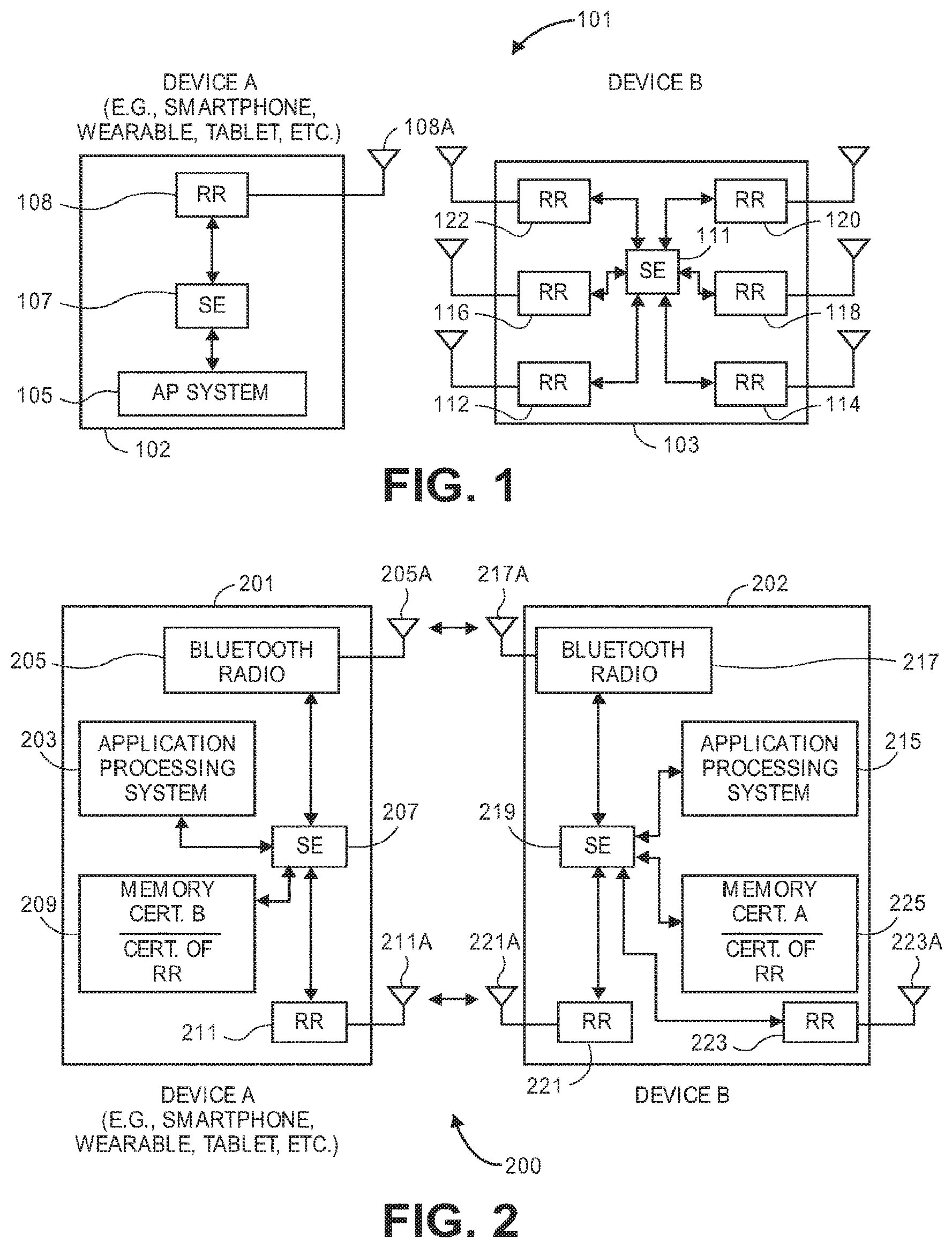 Patent US11818681 — Methods and architectures for secure ranging — Figure 1