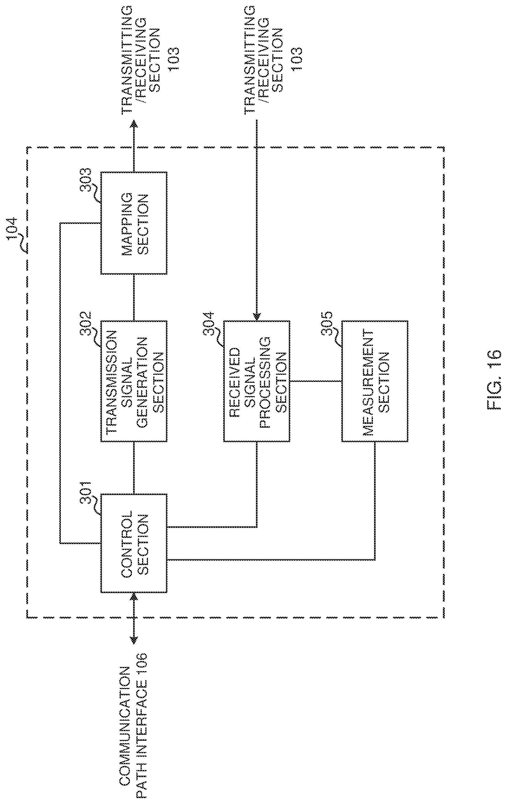 Patent US11818754 Figure 16 – Terminal, radio communication method, base station, and system