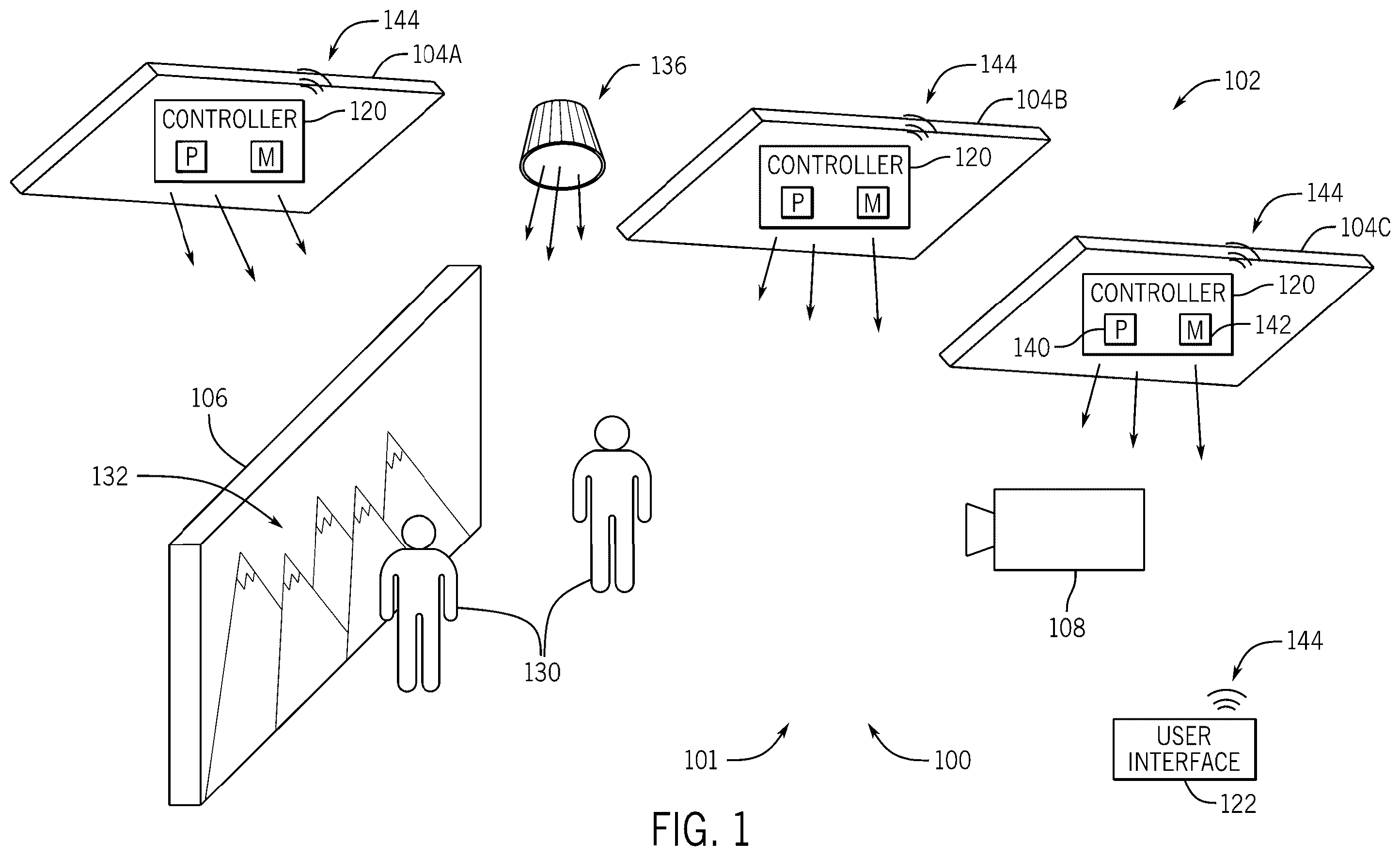 Patent US11818817 — Lighting systems and methods — Figure 1