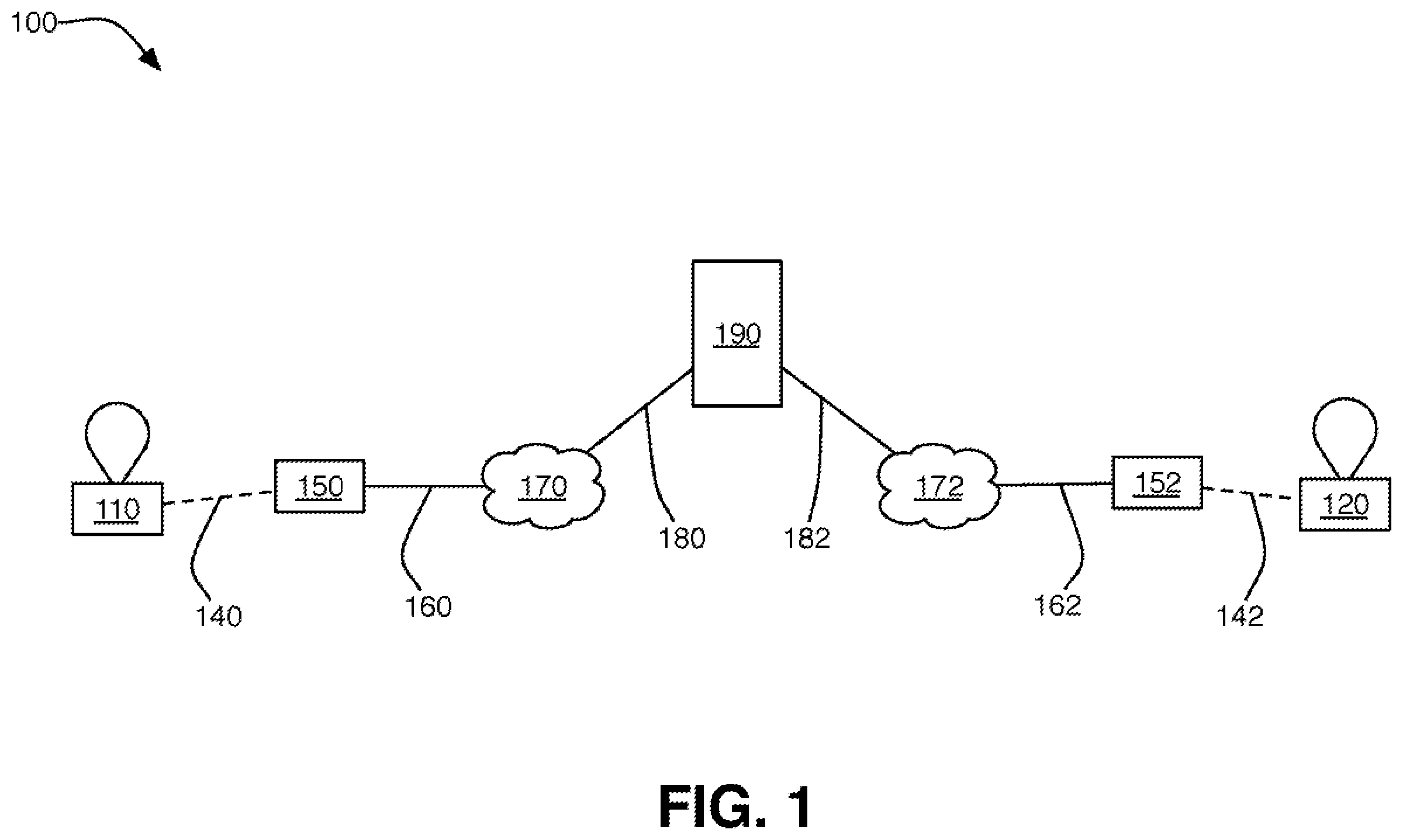 Patent US11818823 — Communicative lighting systems — Figure 1