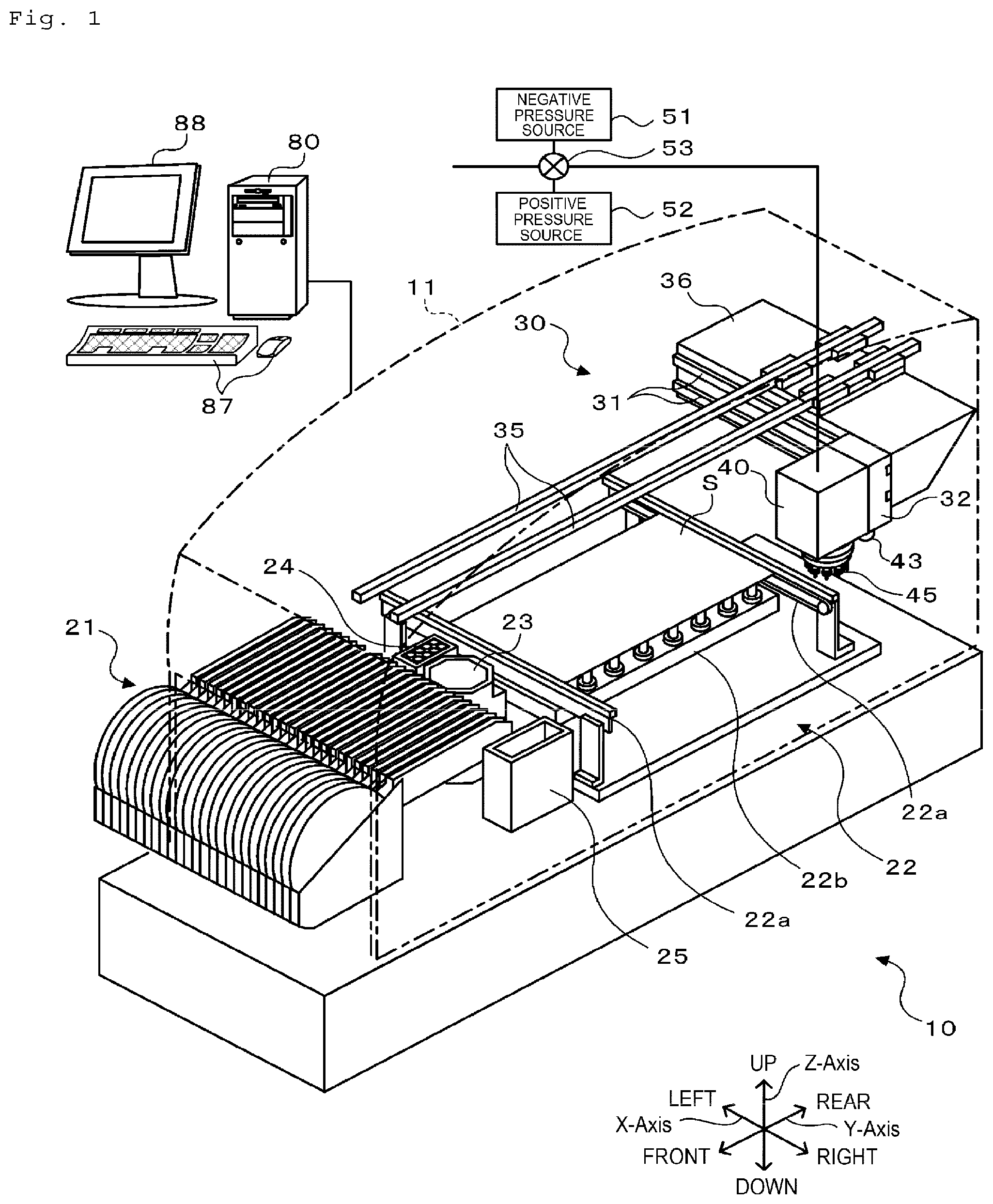Patent US11818845 — Component mounter — Figure 1