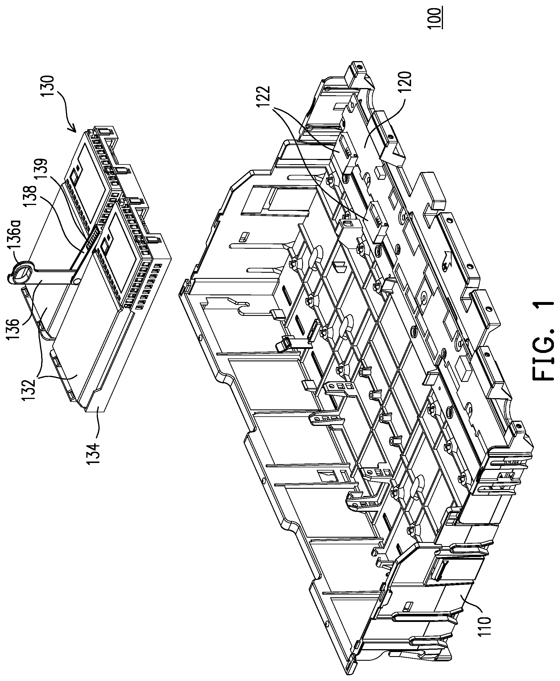 Patent US11818854 — Electronic module and electronic apparatus — Figure 1