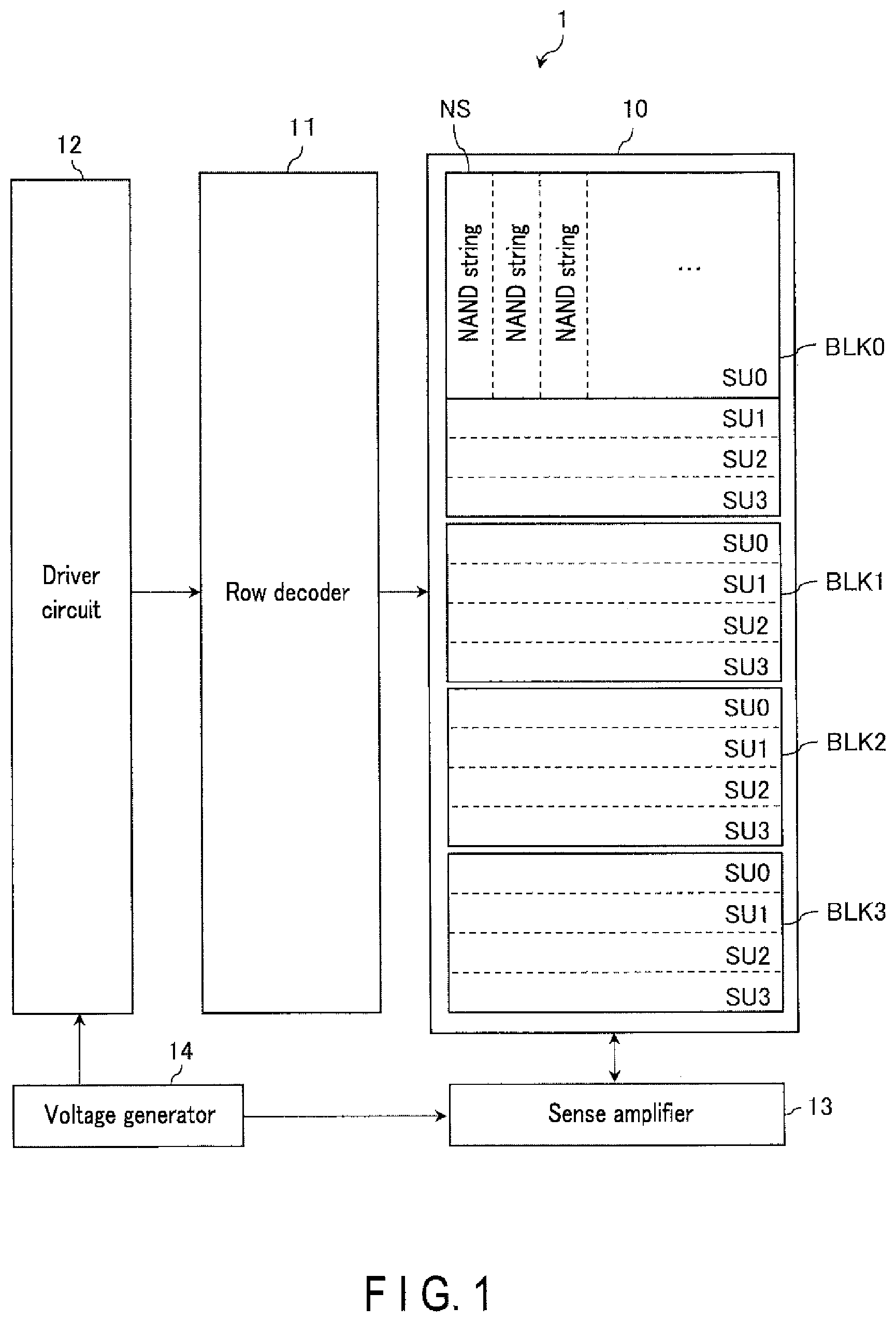 Patent US11818890 — Semiconductor memory device — Figure 1