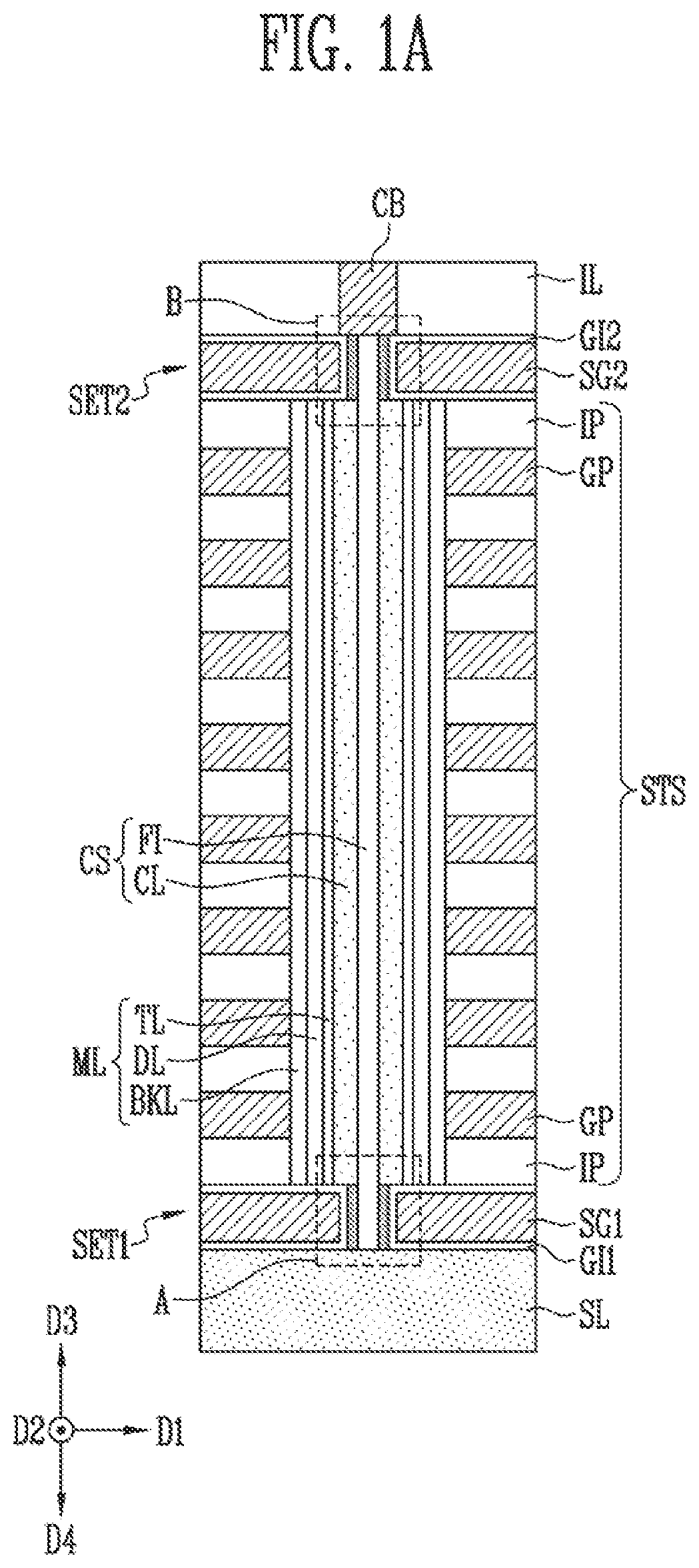 Patent US11818892 Figure 1 – Semiconductor device and manufacturing method of semiconductor device