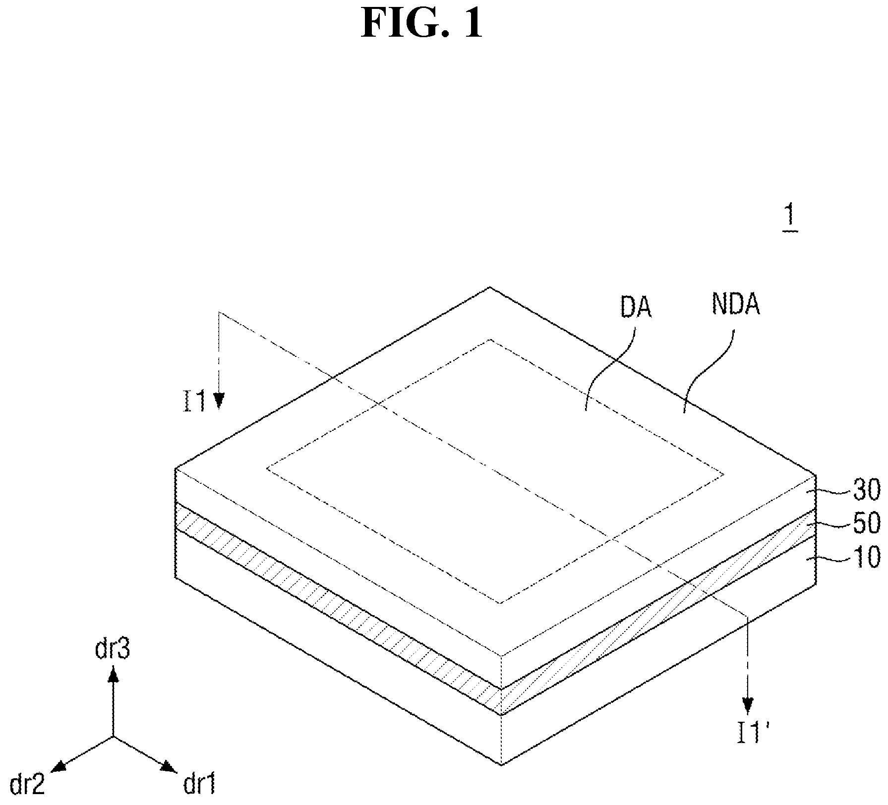 Patent US11818937 — Organic light emitting display — Figure 1