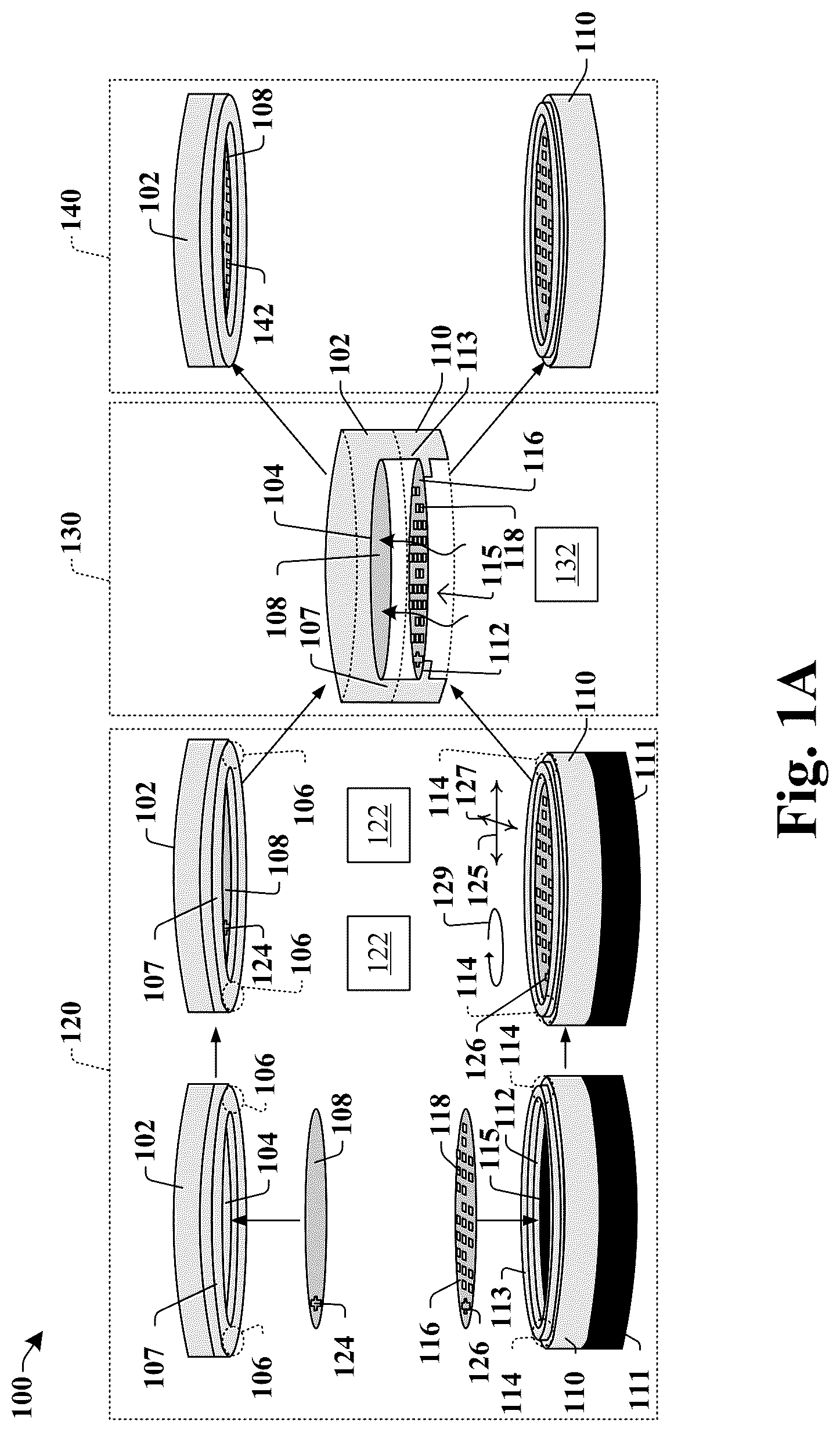 Patent US11818944 — Deposition system for high accuracy patterning — Figure 1