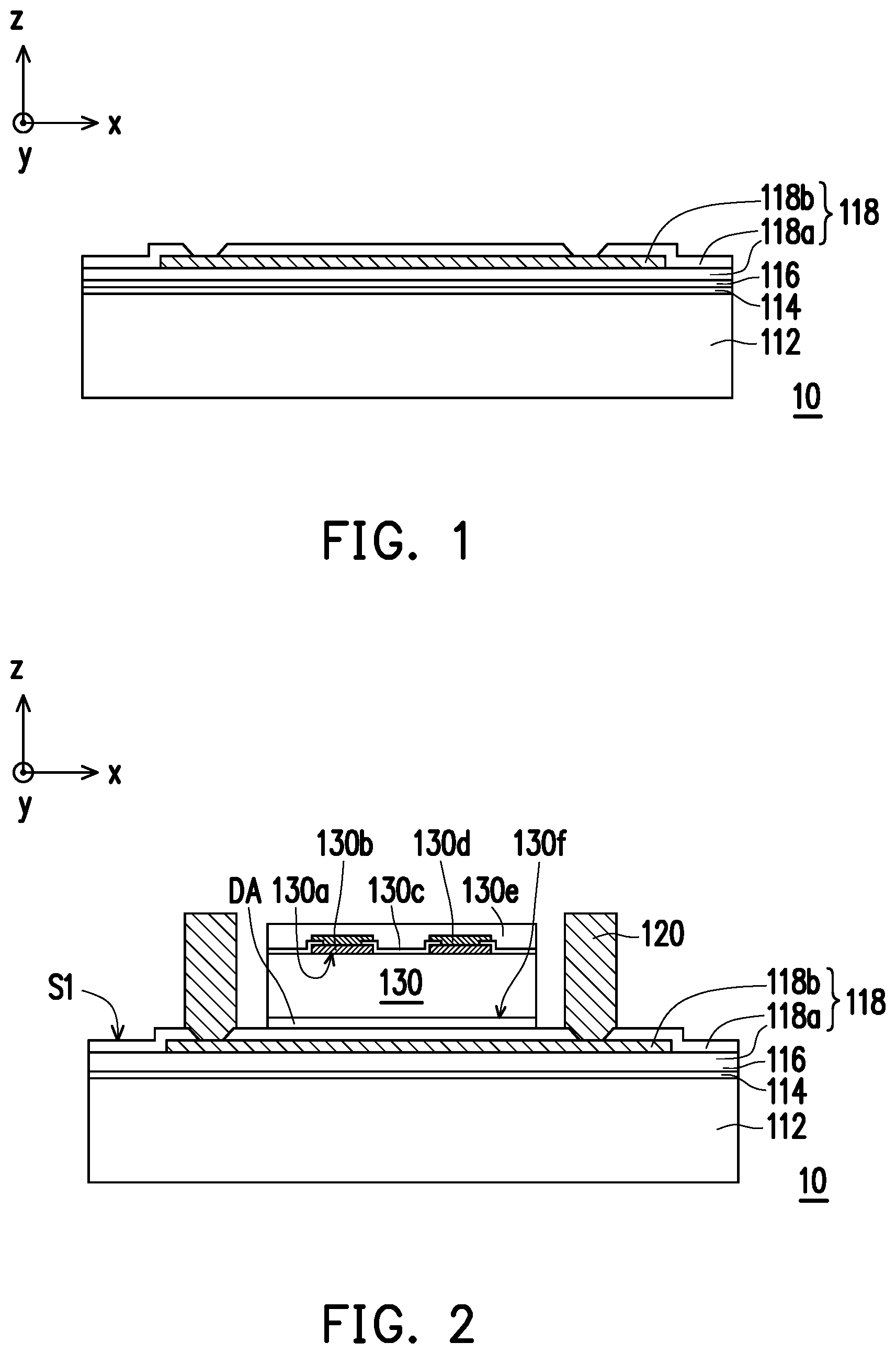 Patent US11824005 Figure 1 – Package structure with reinforcement structures in a redistribution circuit structure and manufacturing method thereof