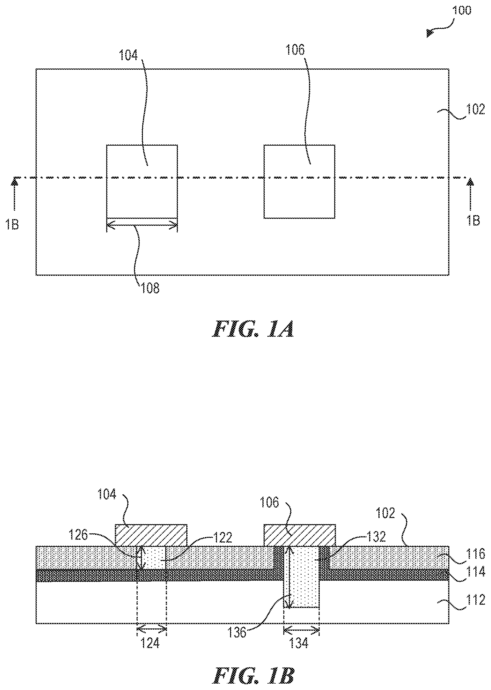 Patent US11824025 Figure 1 – Apparatus including integrated pads and methods of manufacturing the same