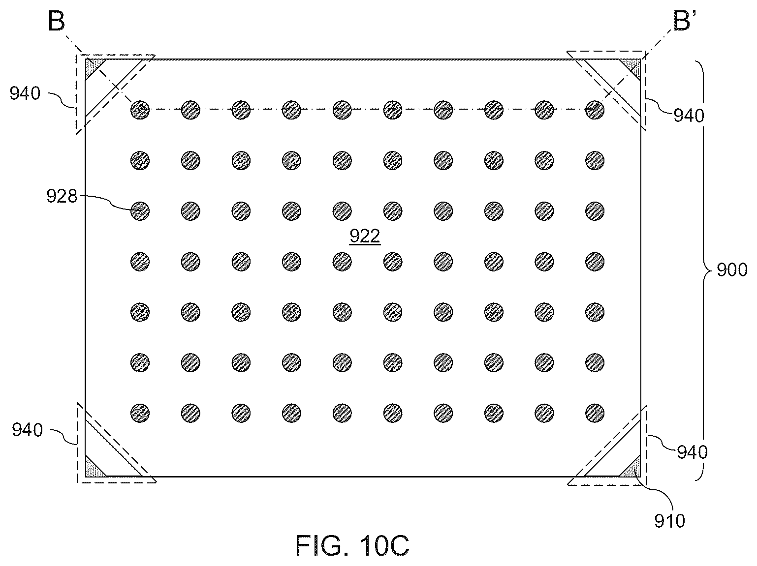 Patent US11824032 Figure 17 – Die corner removal for underfill crack suppression in semiconductor die packaging