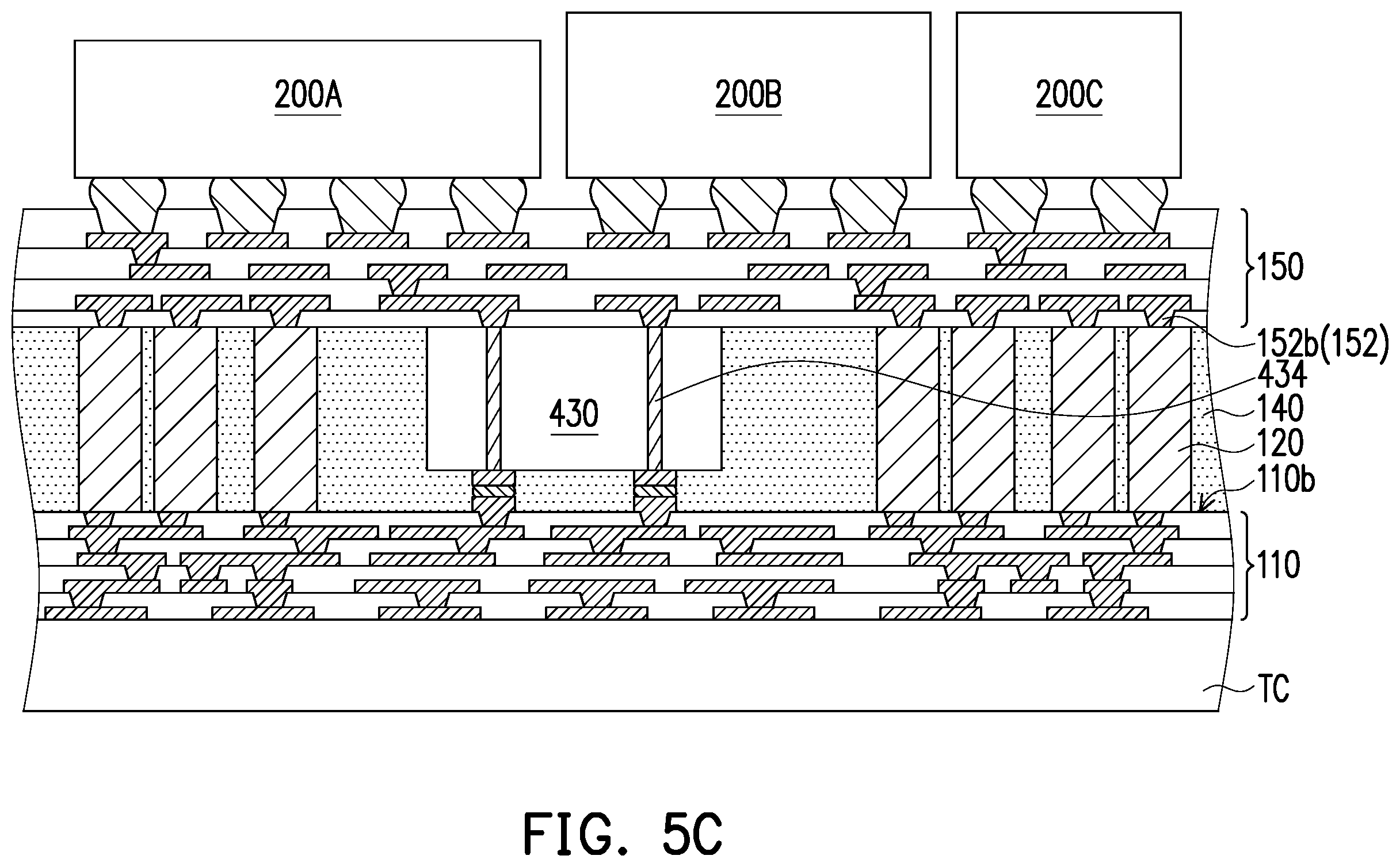 Patent US11824040 Figure 14 – Package component, electronic device and manufacturing method thereof