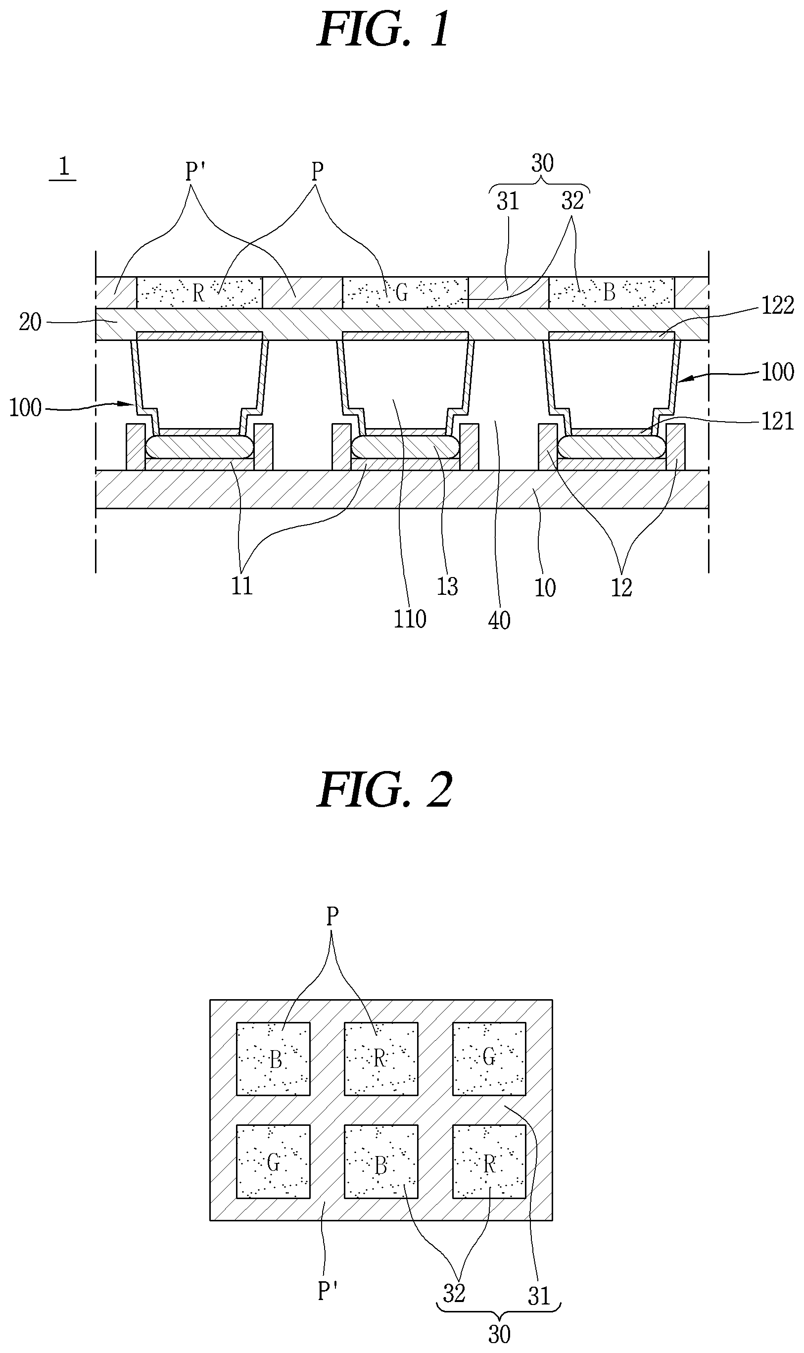Patent US11824049 — Display device — Figure 1