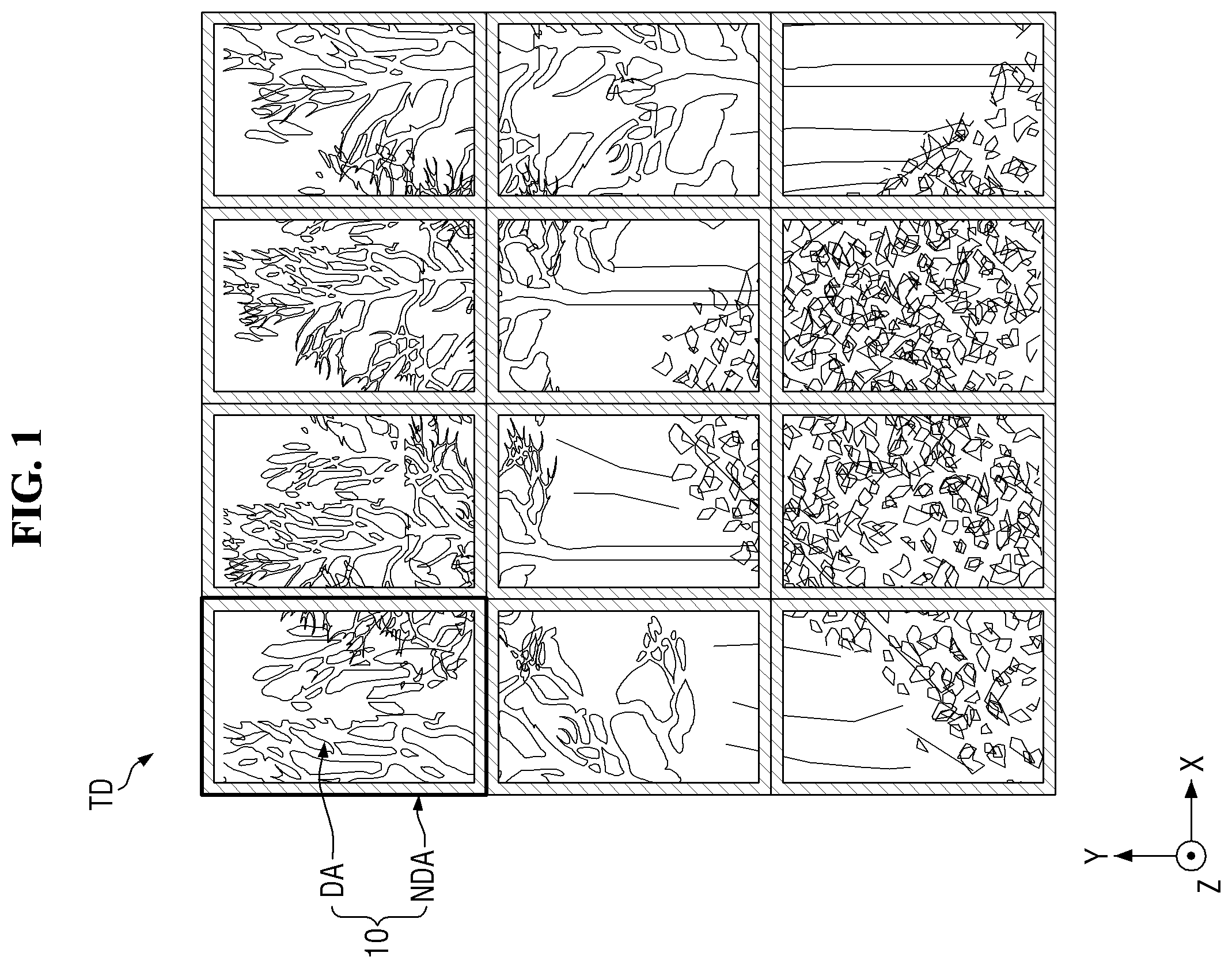 Patent US11824051 — Display device and tiled display device including the same — Figure 1