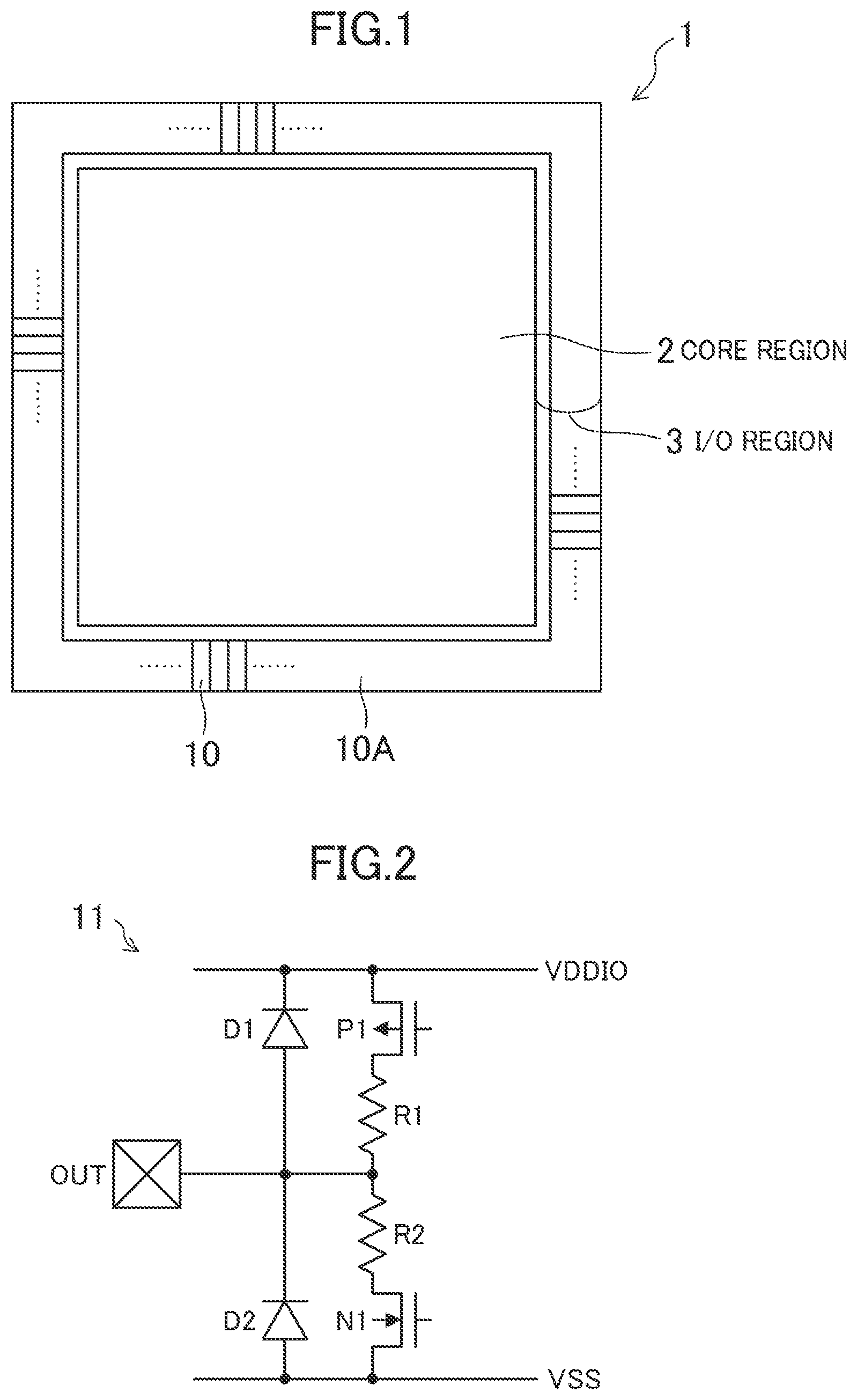 Patent US11824055 — Semiconductor integrated circuit device — Figure 1