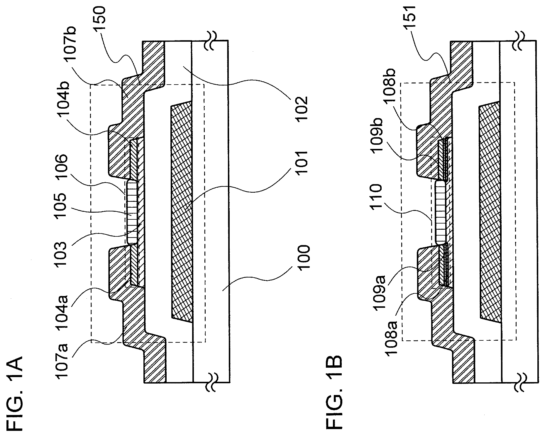 Patent US11824062 — Thin film transistor, method for manufacturing the same, and semiconductor device — Figure 1