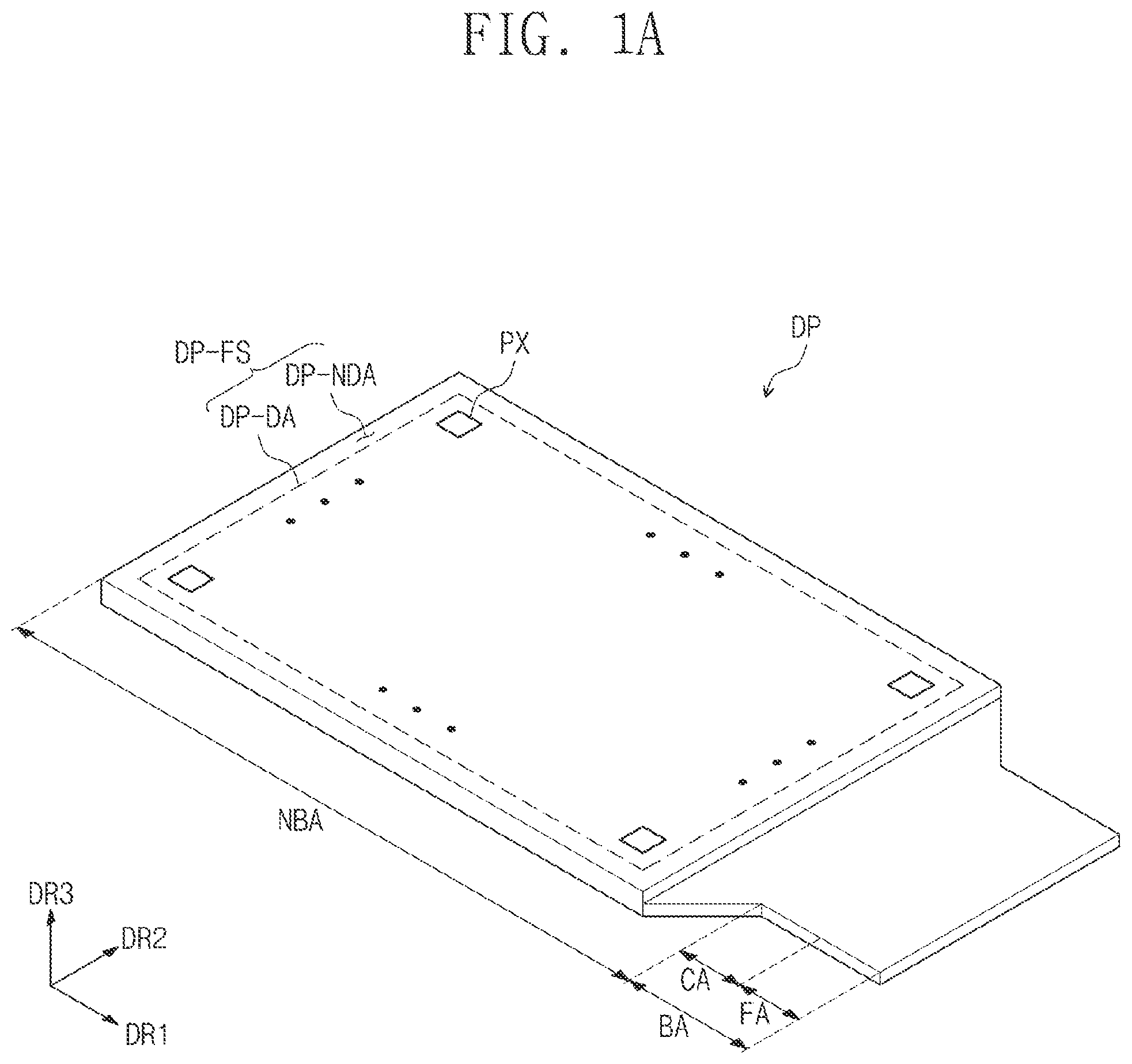 Patent US11824065 — Display panel and method for manufacturing the same — Figure 1