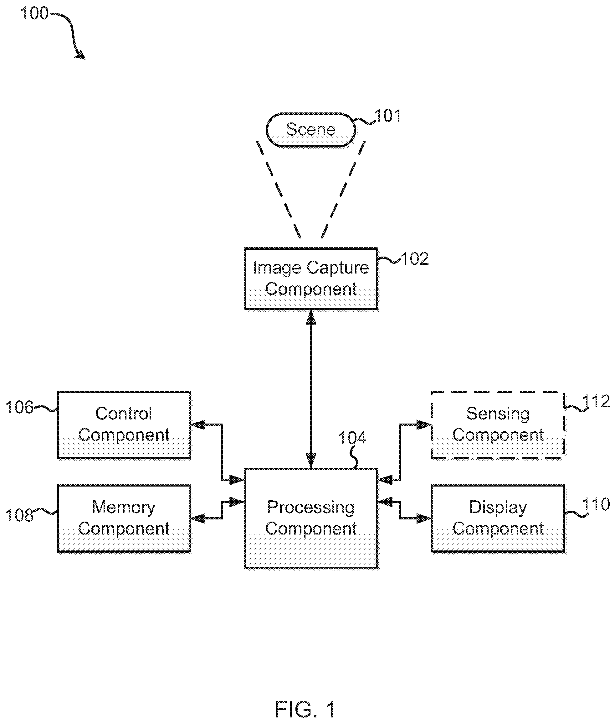 Patent US11824078 — Microbolometer systems and methods — Figure 1