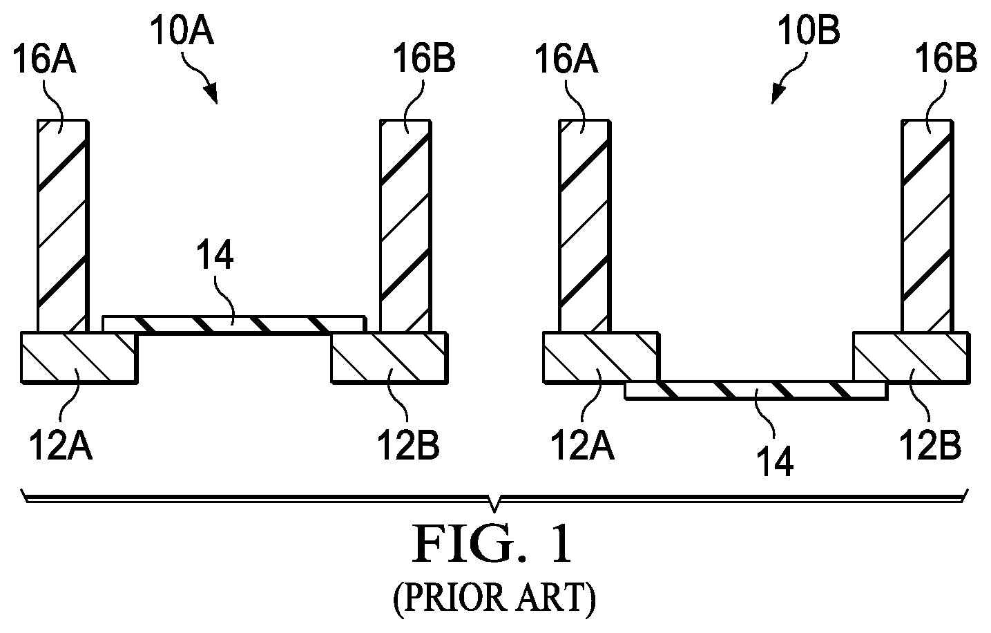 Patent US11824079 — Thin-film resistor (TFR) having a TFR element providing a diffusion barrier for underlying TFR heads — Figure 1
