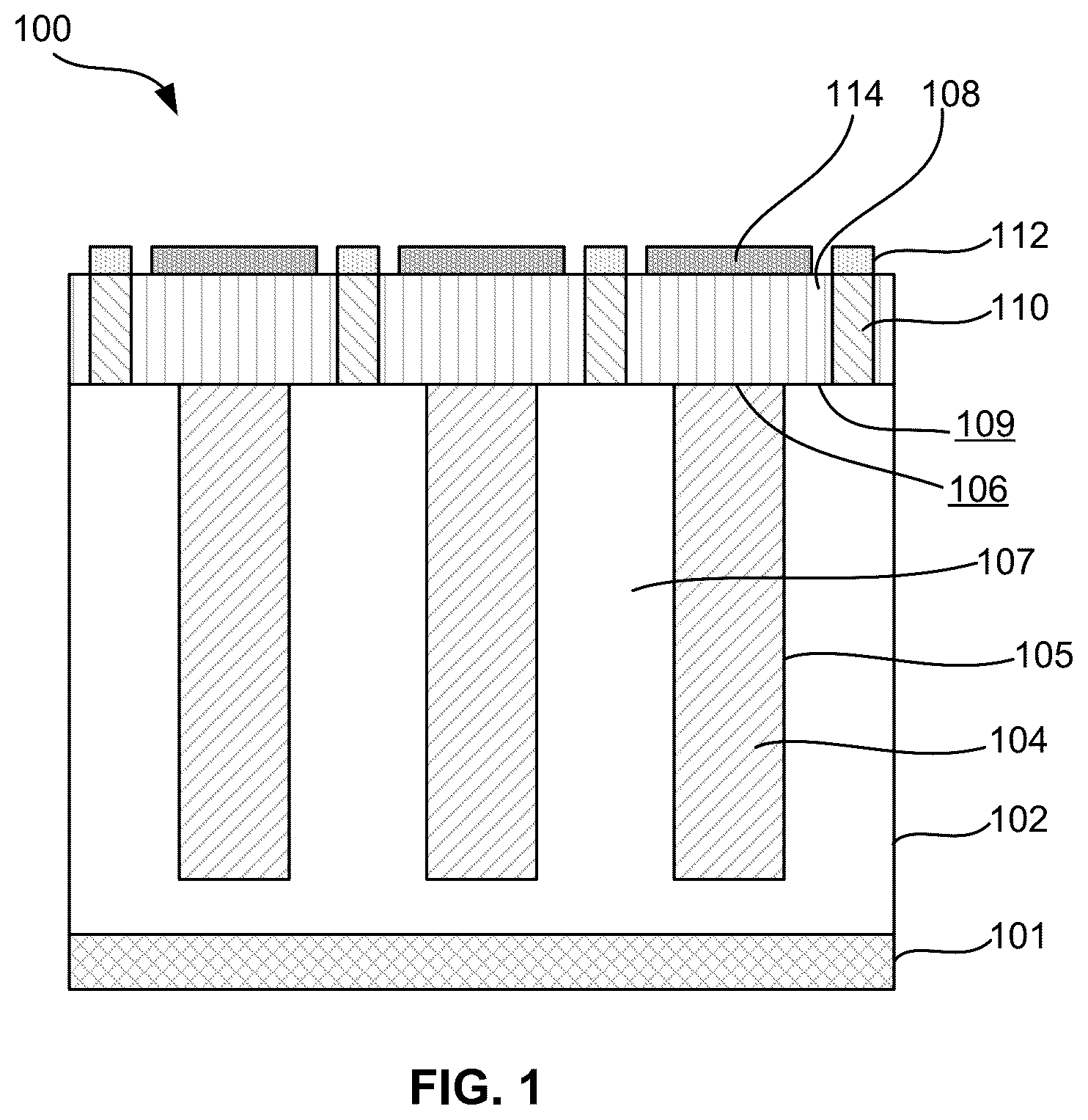 Patent US11824086 Figure 1 – Method of fabricating super-junction based vertical gallium nitride JFET and MOSFET power devices