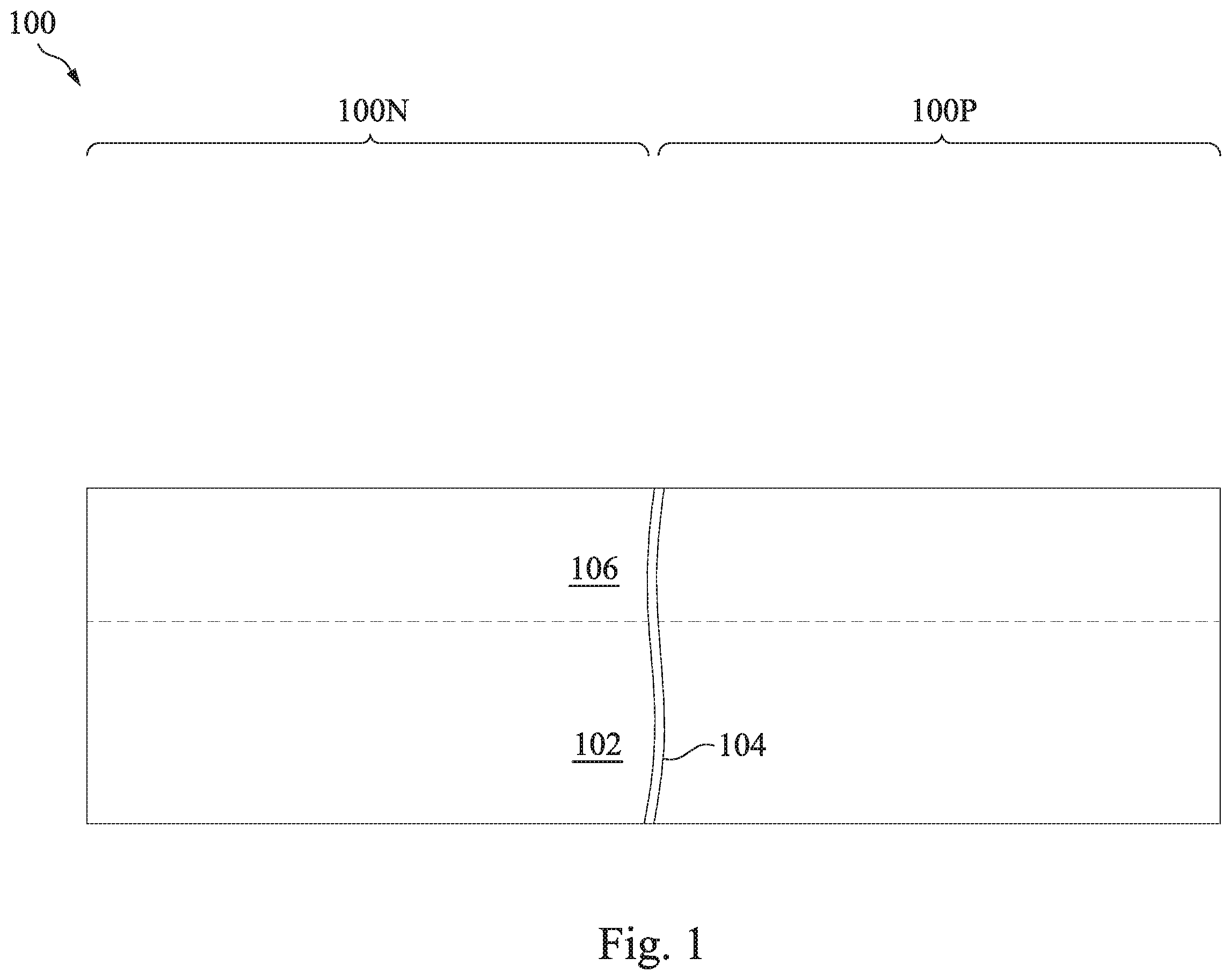 Patent US11824100 Figure 1 – Gate structure of semiconductor device and method of forming same