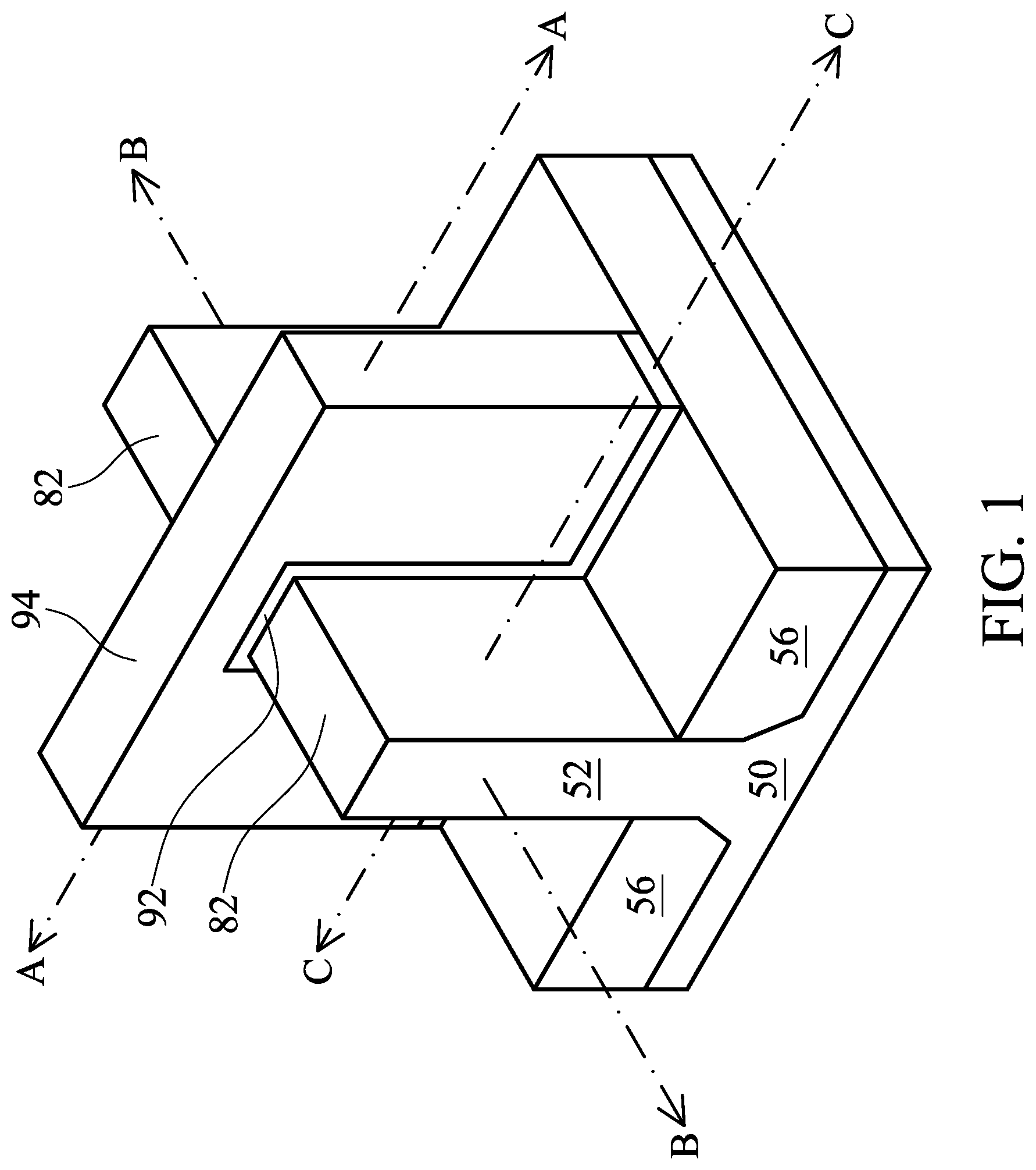 Patent US11824104 — Method of gap filling for semiconductor device — Figure 1
