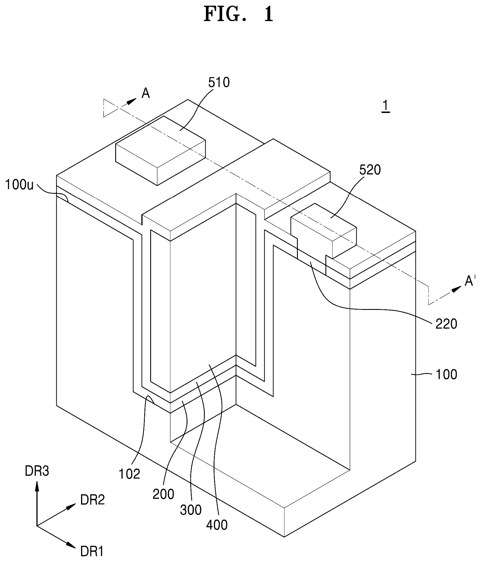 Patent US11824117 Figure 1 – Oxide semiconductor transistor