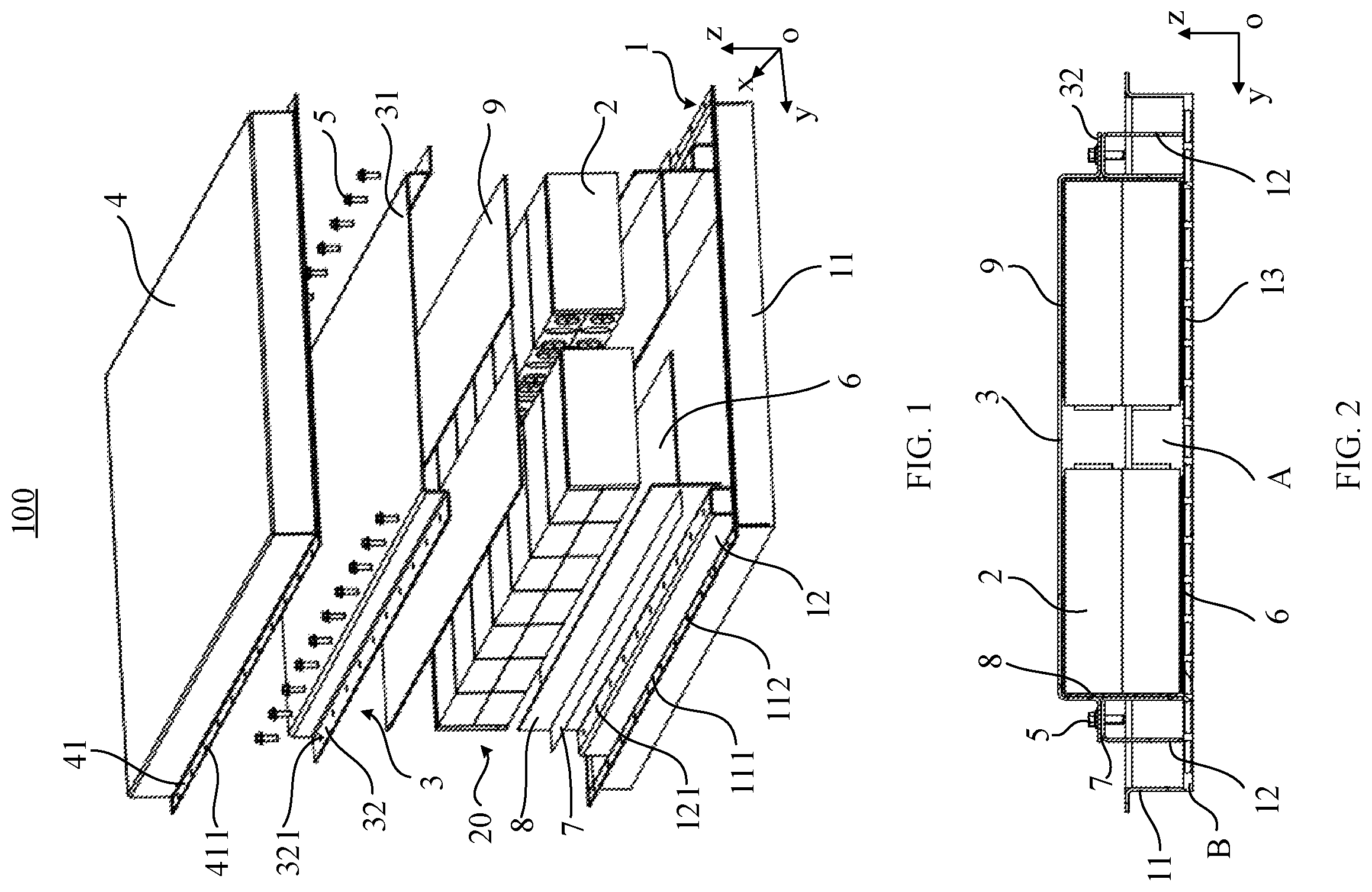 Patent US11824177 — Battery pack, method for manufacturing battery pack and vehicle — Figure 1