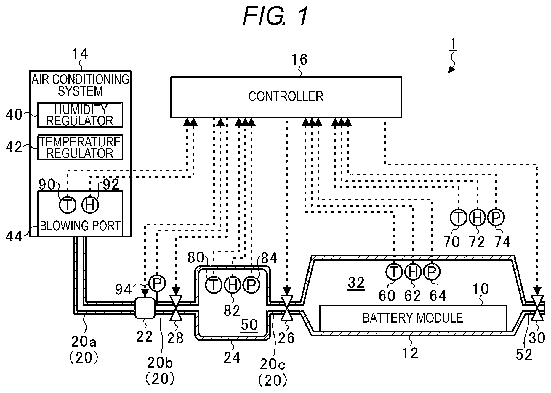 Patent US11824180 Figure 1 – Vehicle