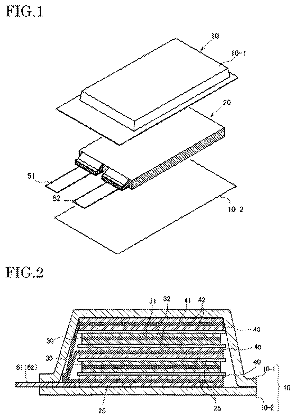 Patent US11824192 — Lithium ion secondary battery — Figure 1