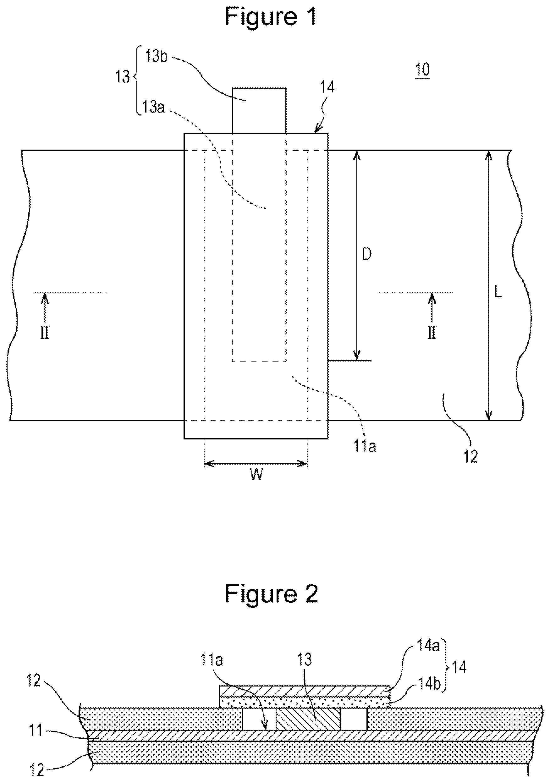 Patent US11824202 Figure 1 – Secondary battery including insulating tape covering positive electrode