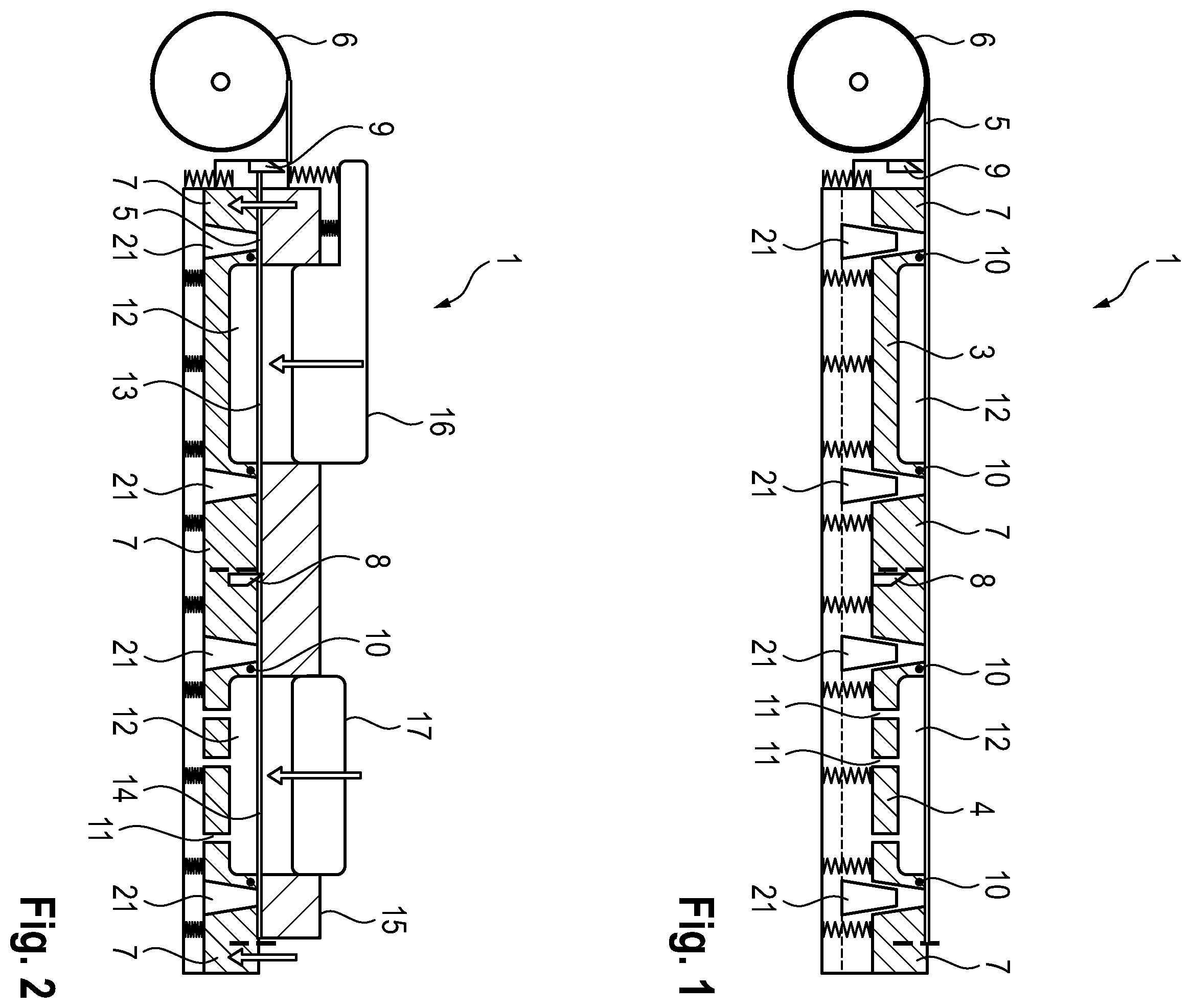 Patent US11824211 — Method and device for the production of metal composite foils for battery cells — Figure 1