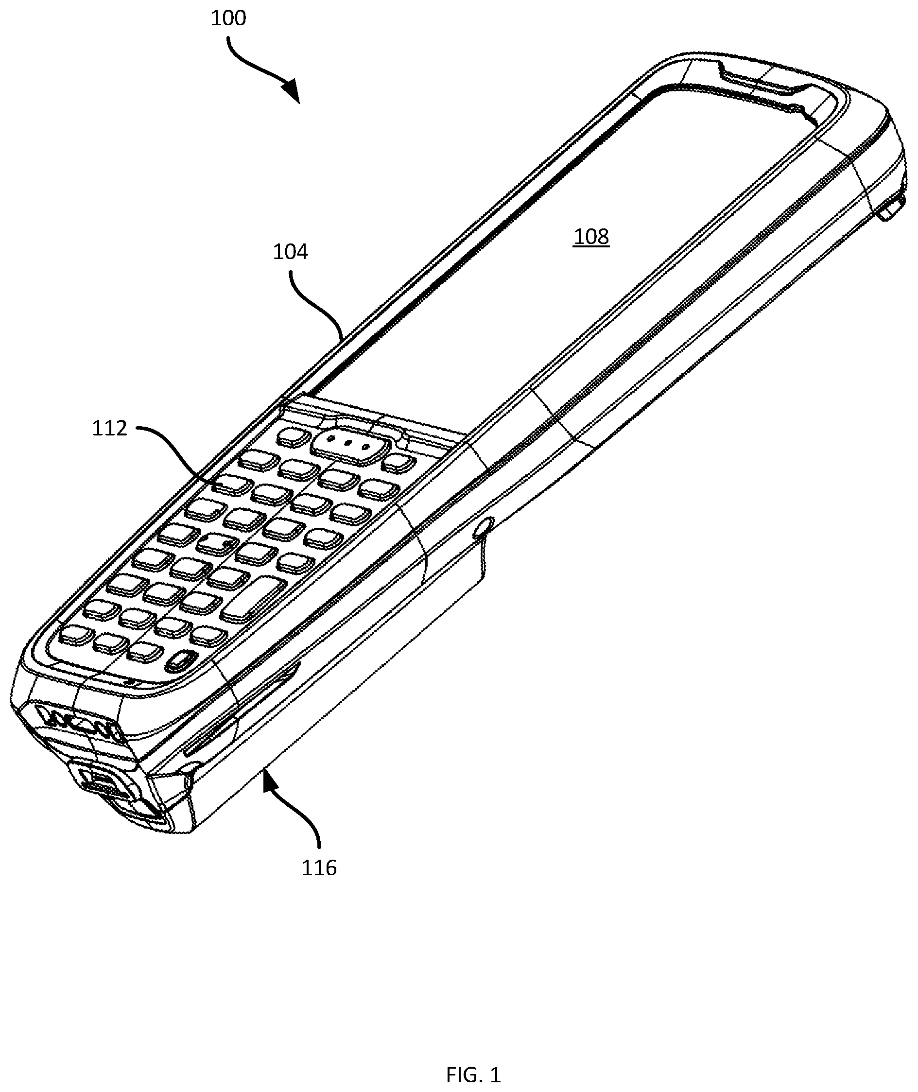 Patent US11824215 — Removable battery pack — Figure 1