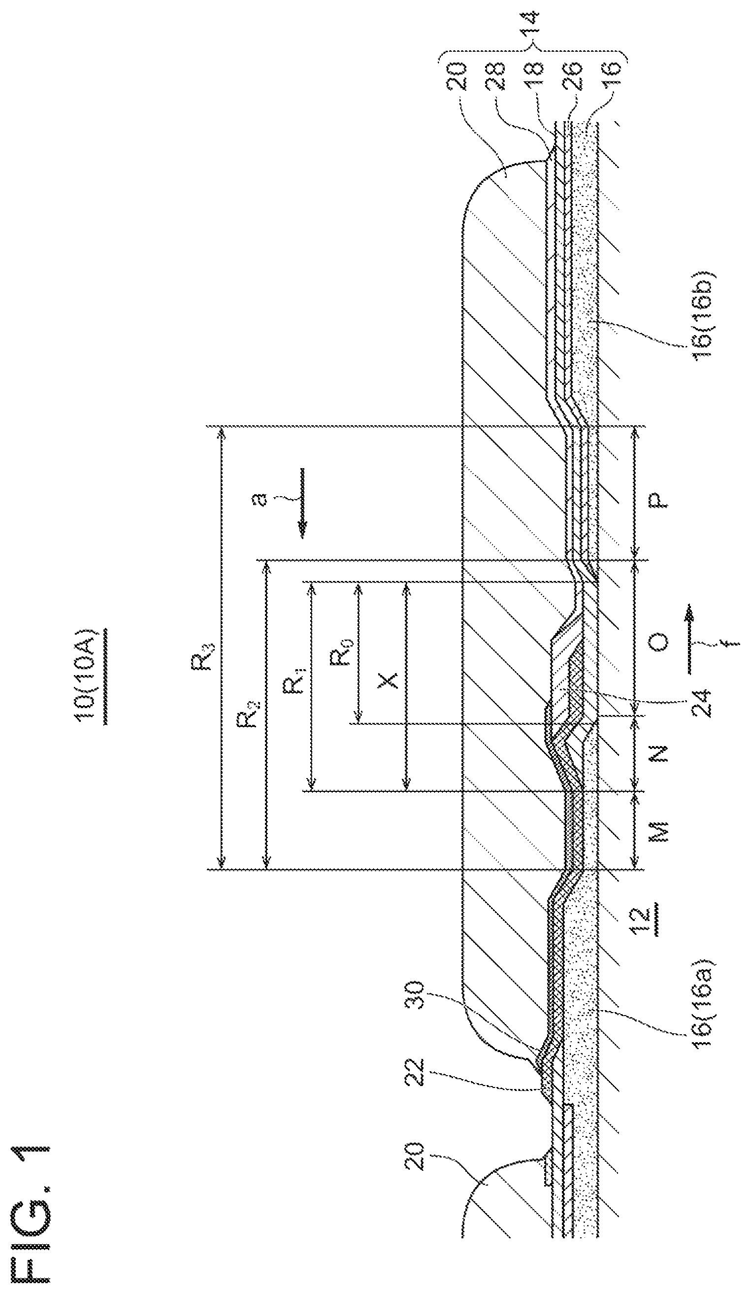 Patent US11824244 — Fuel cell stack, fuel cell module, power generation system, and method of producing fuel cell stack — Figure 1