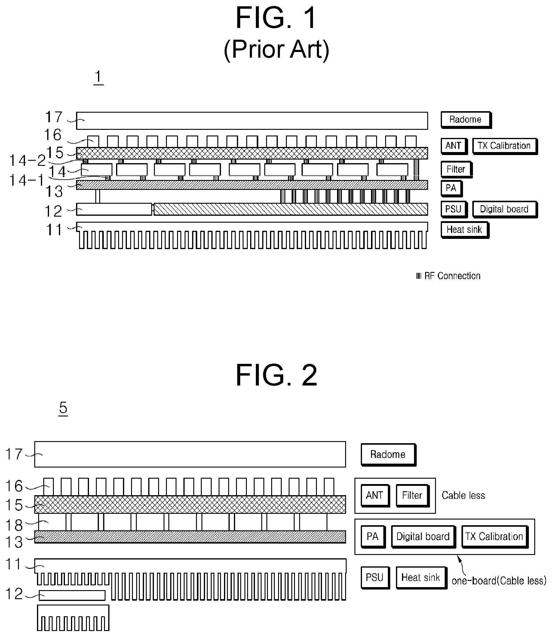 Patent US11824246 Figure 1 – Cavity filter with a slim and compact structure