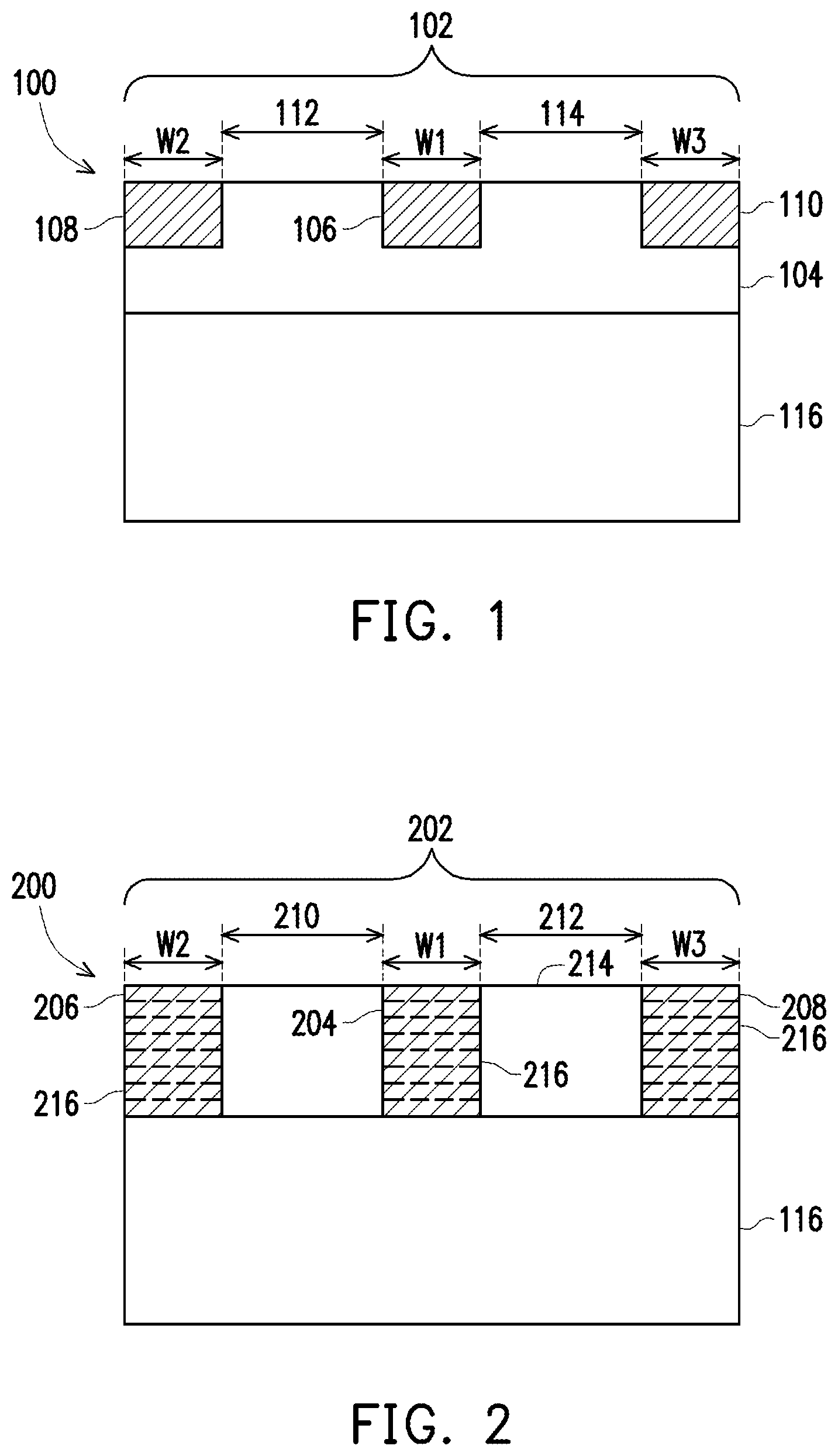 Patent US11824249 — Transmission line structures for millimeter wave signals — Figure 1