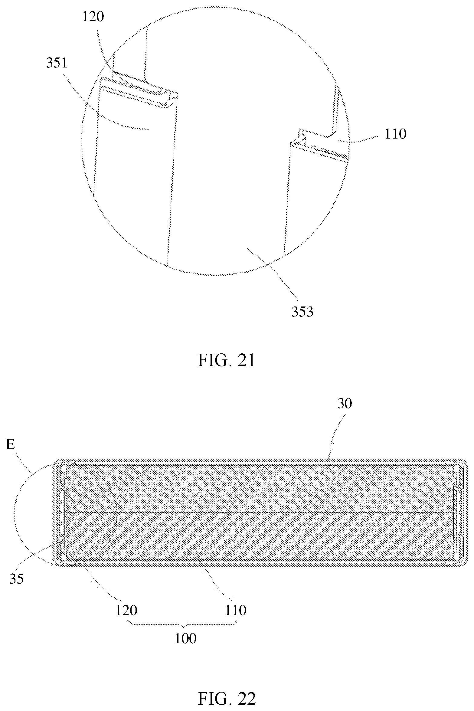 Patent US11824285 Figure 15 – Connection member and rechargeable battery